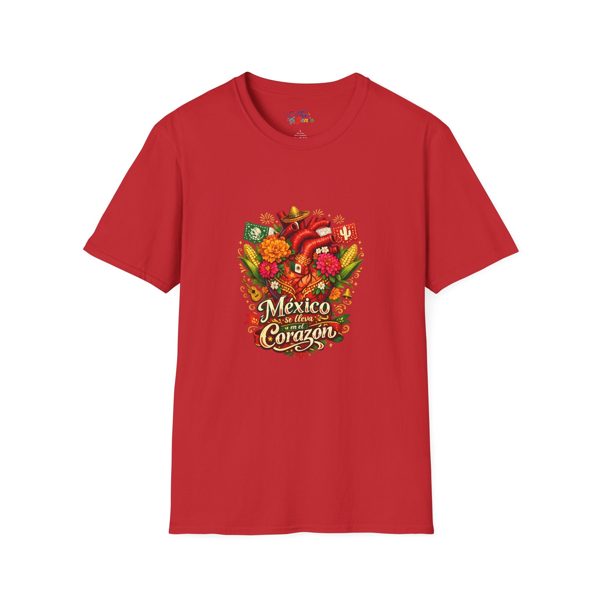 Playera México se lleva en el corazón