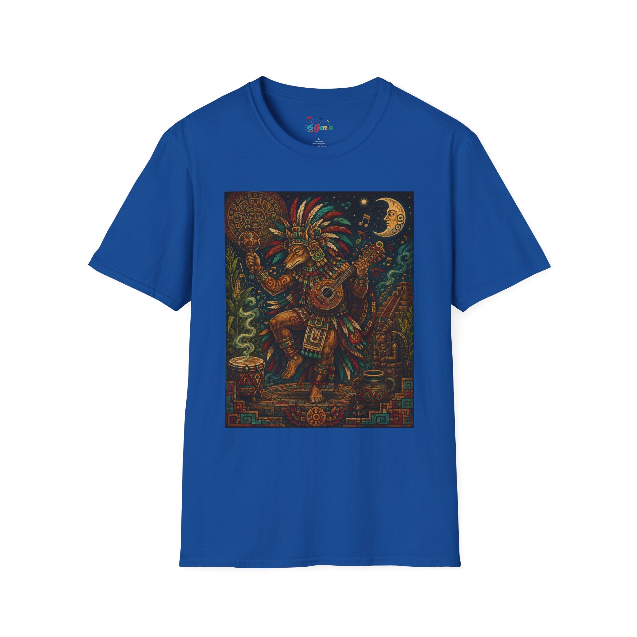 Playera azteca Huehuecóyotl