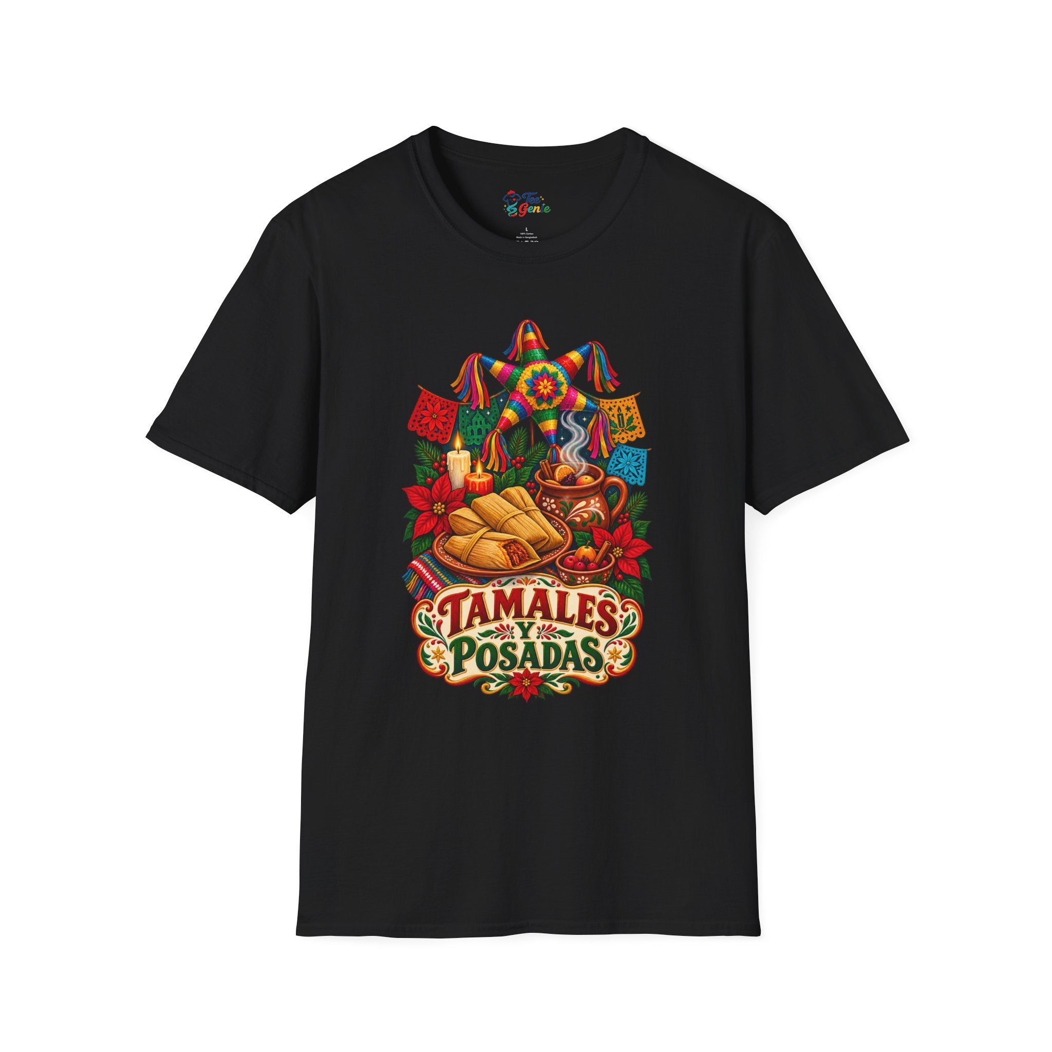 Playera Tamales y Posadas – Navidad Mexicana