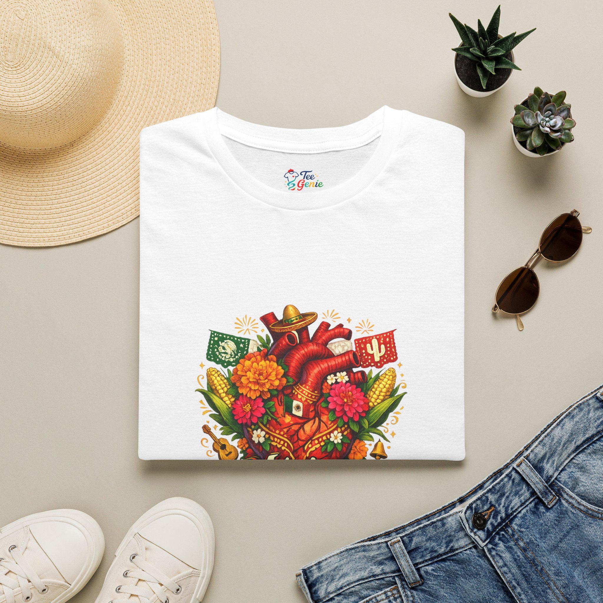 Playera México se lleva en el corazón
