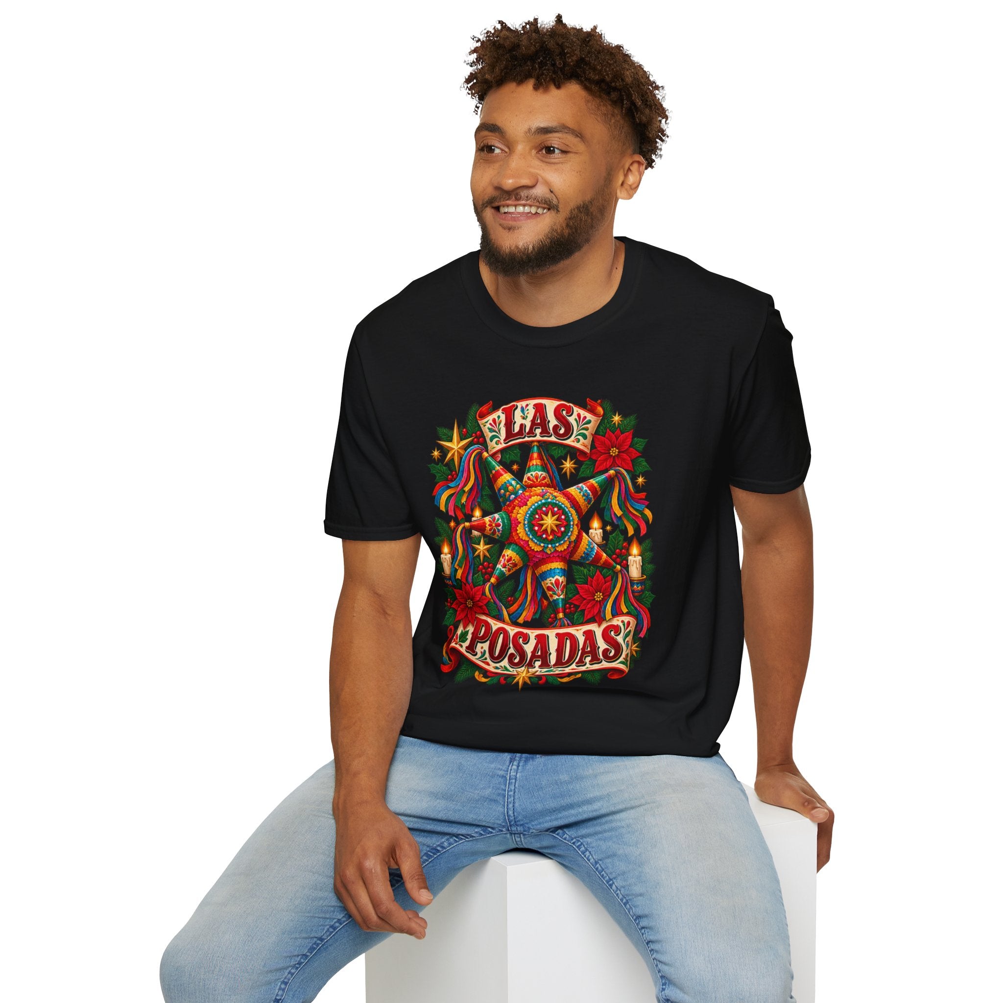 Playera Las Posadas – Piñata Mexicana de Siete Picos