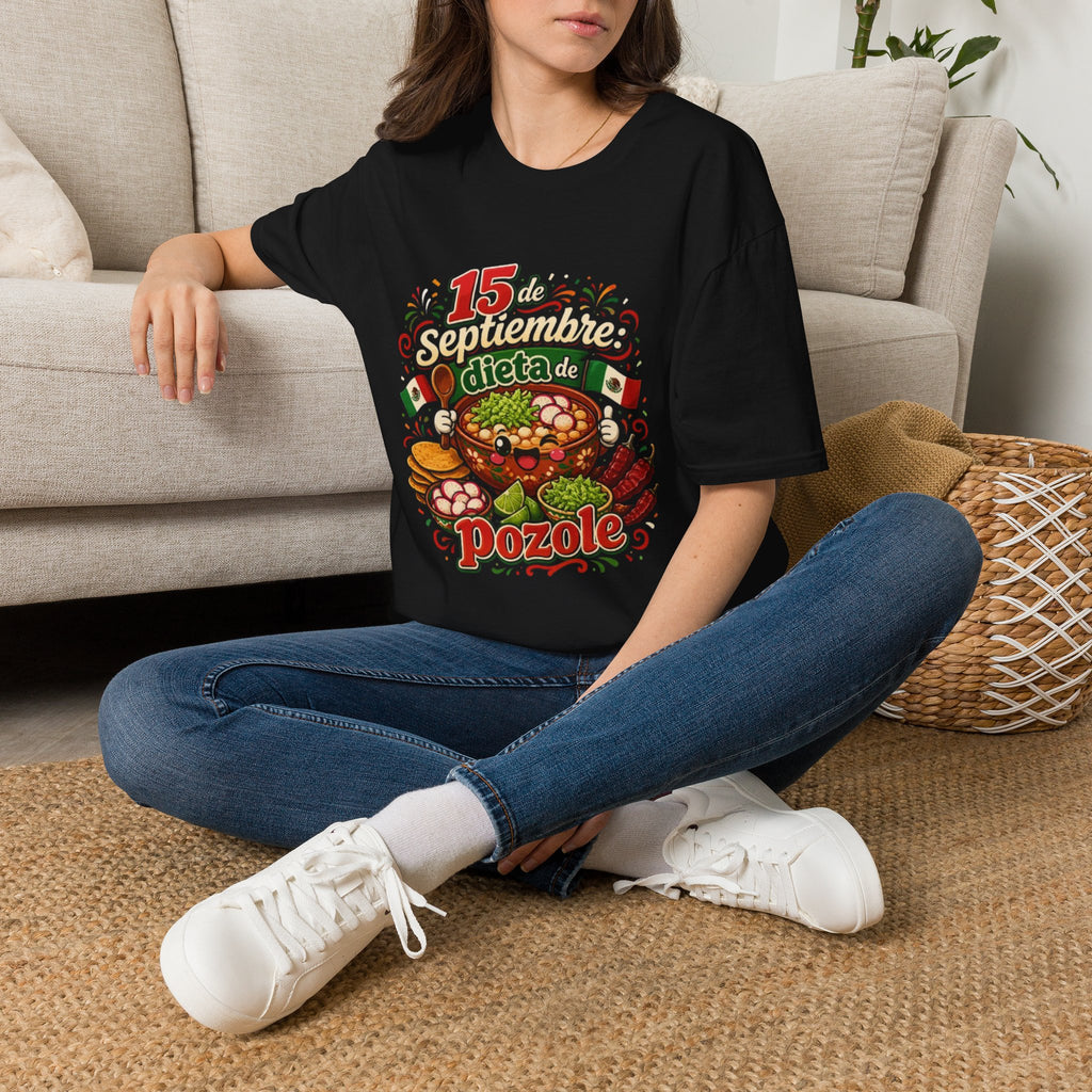 Playera 15 de septiembre dieta de pozole