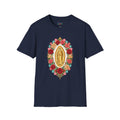 Playera Virgen de Guadalupe con Rosas y Arte Popular Mexicano