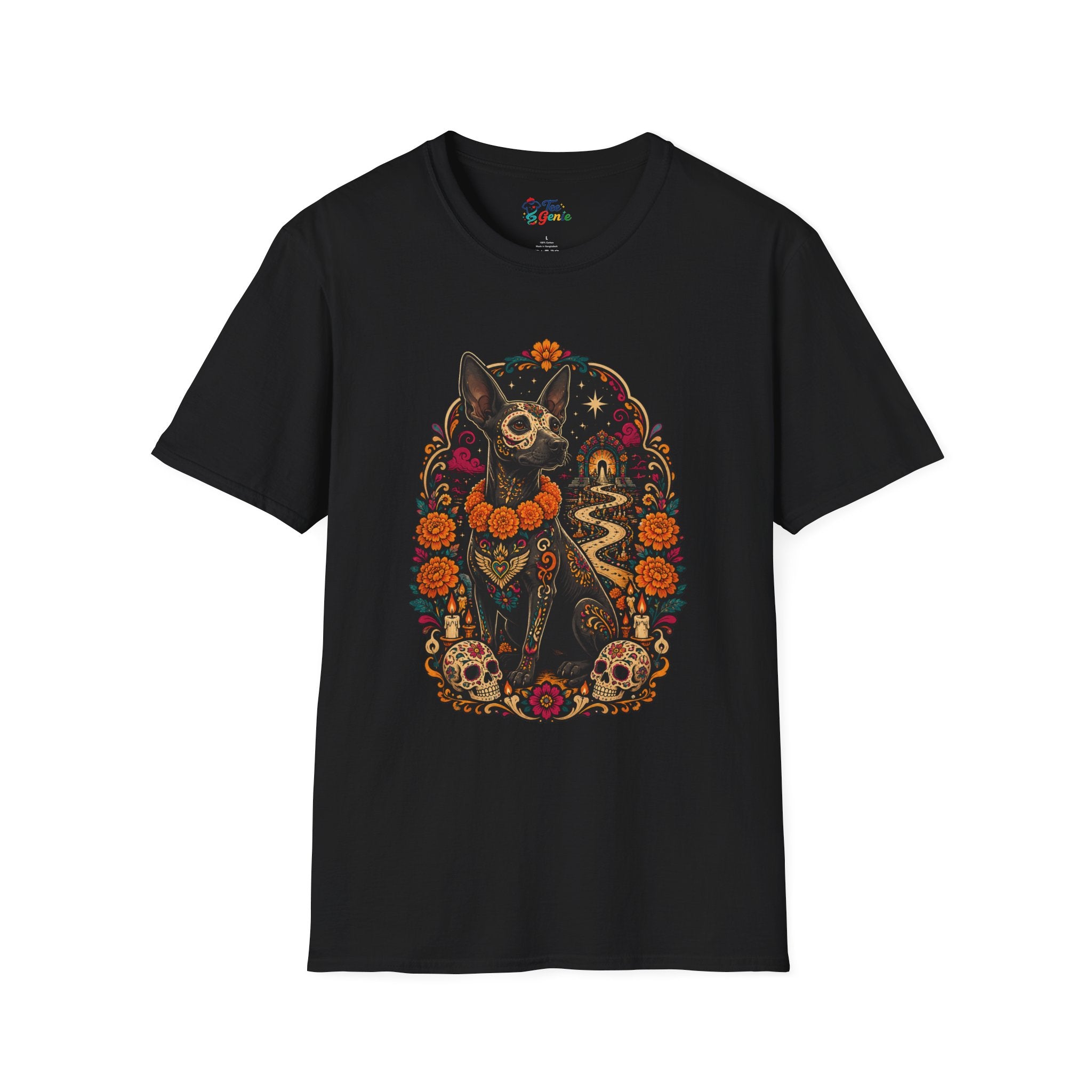 Playera Xoloitzcuintle Guía del Mictlán