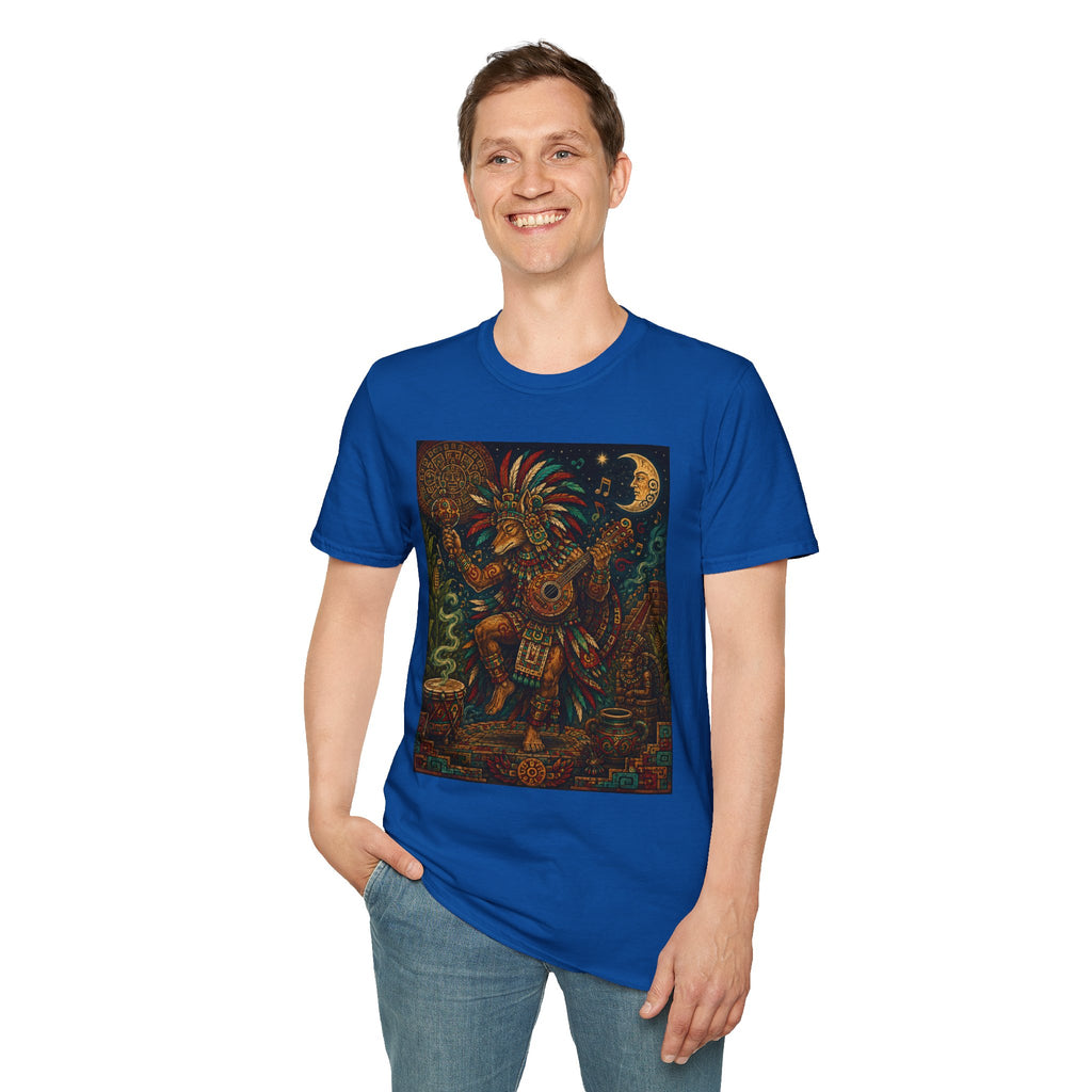 Playera azteca Huehuecóyotl