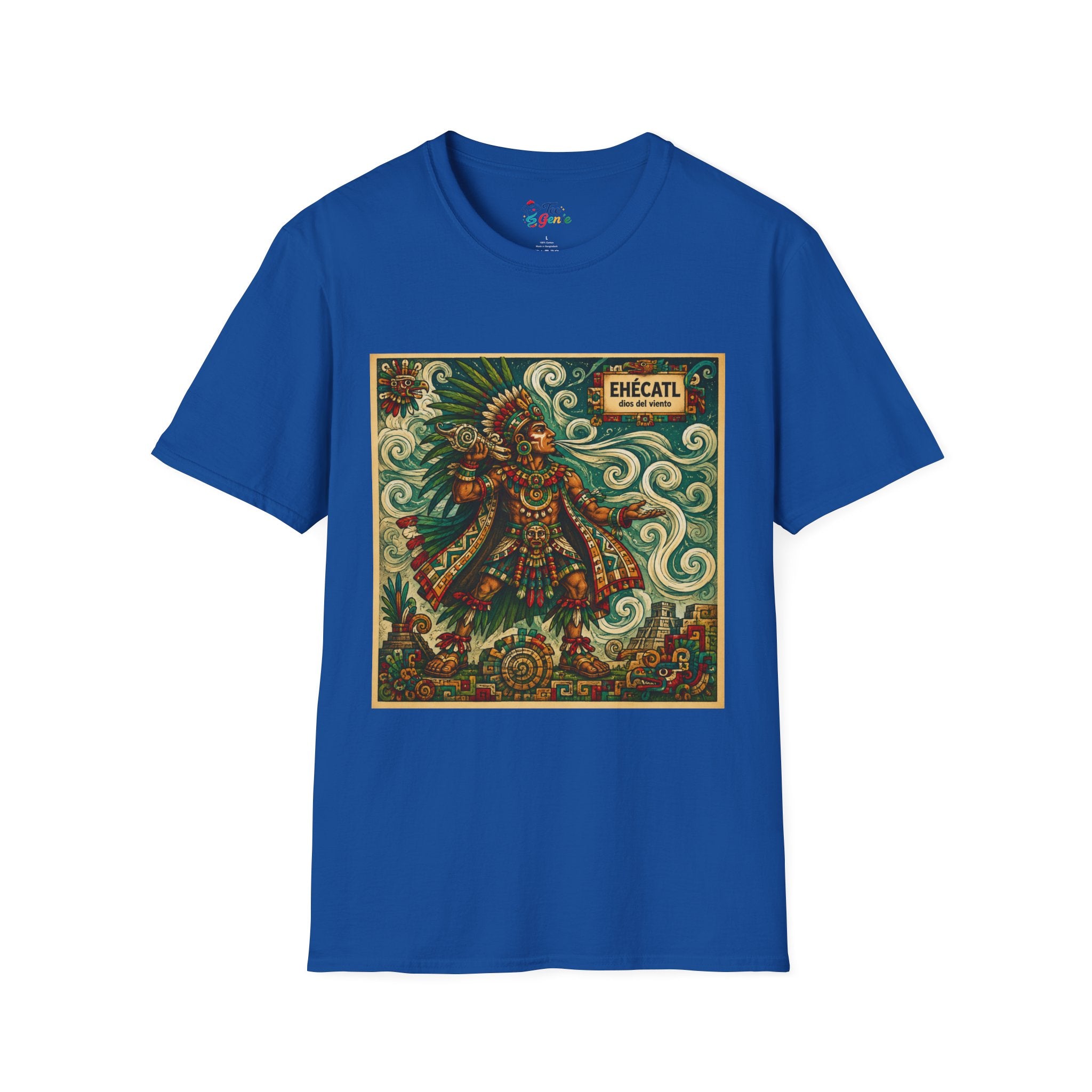 Playera azteca Ehécatl