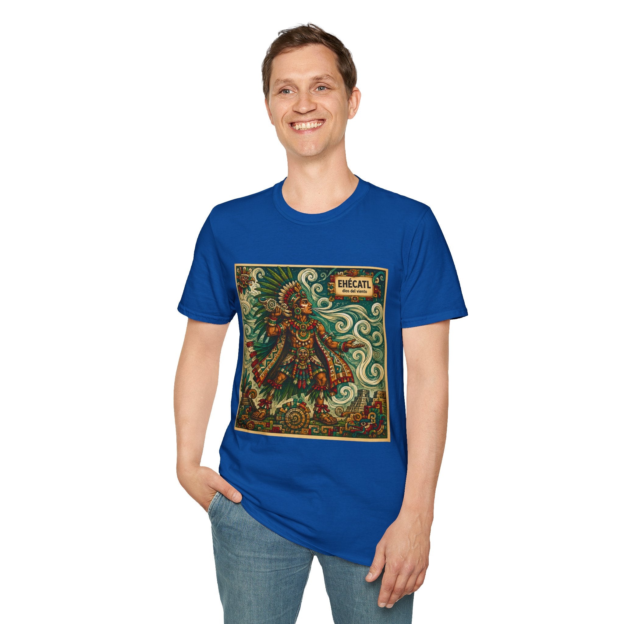Playera azteca Ehécatl
