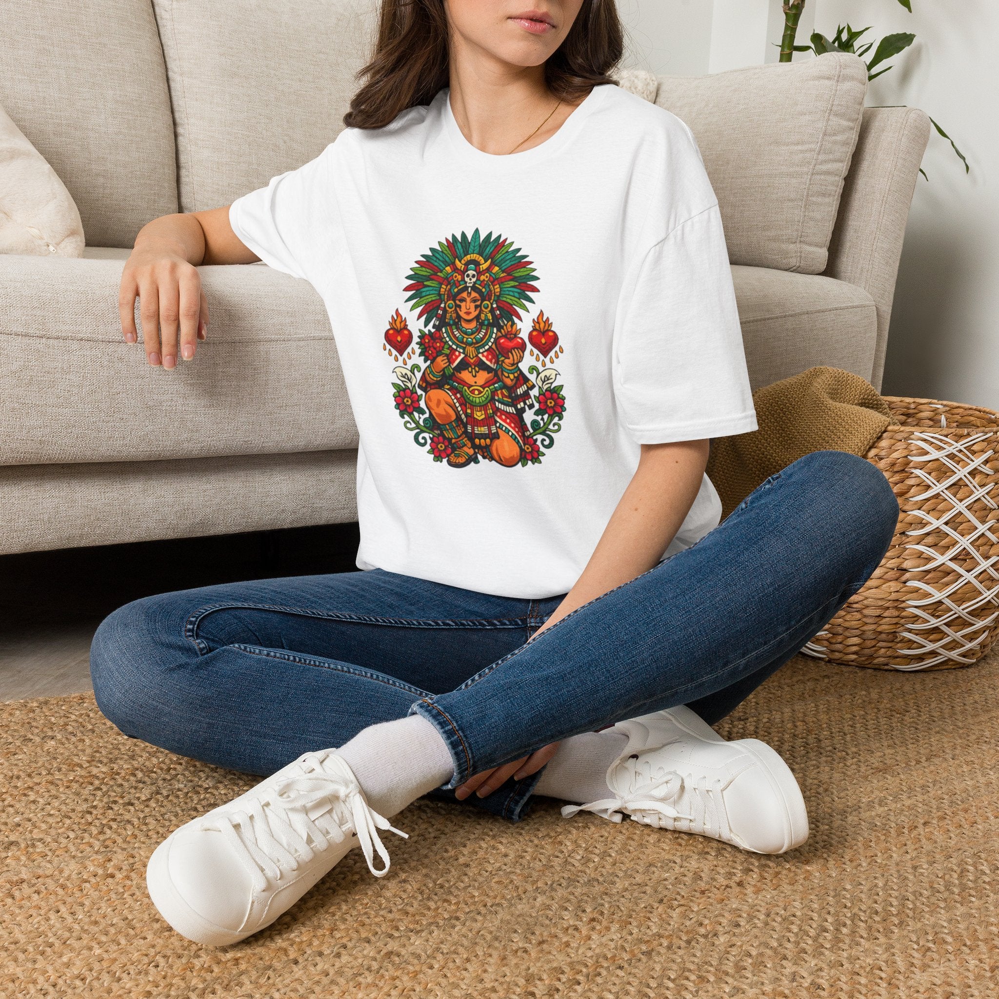 Playera azteca Tlazolteotl