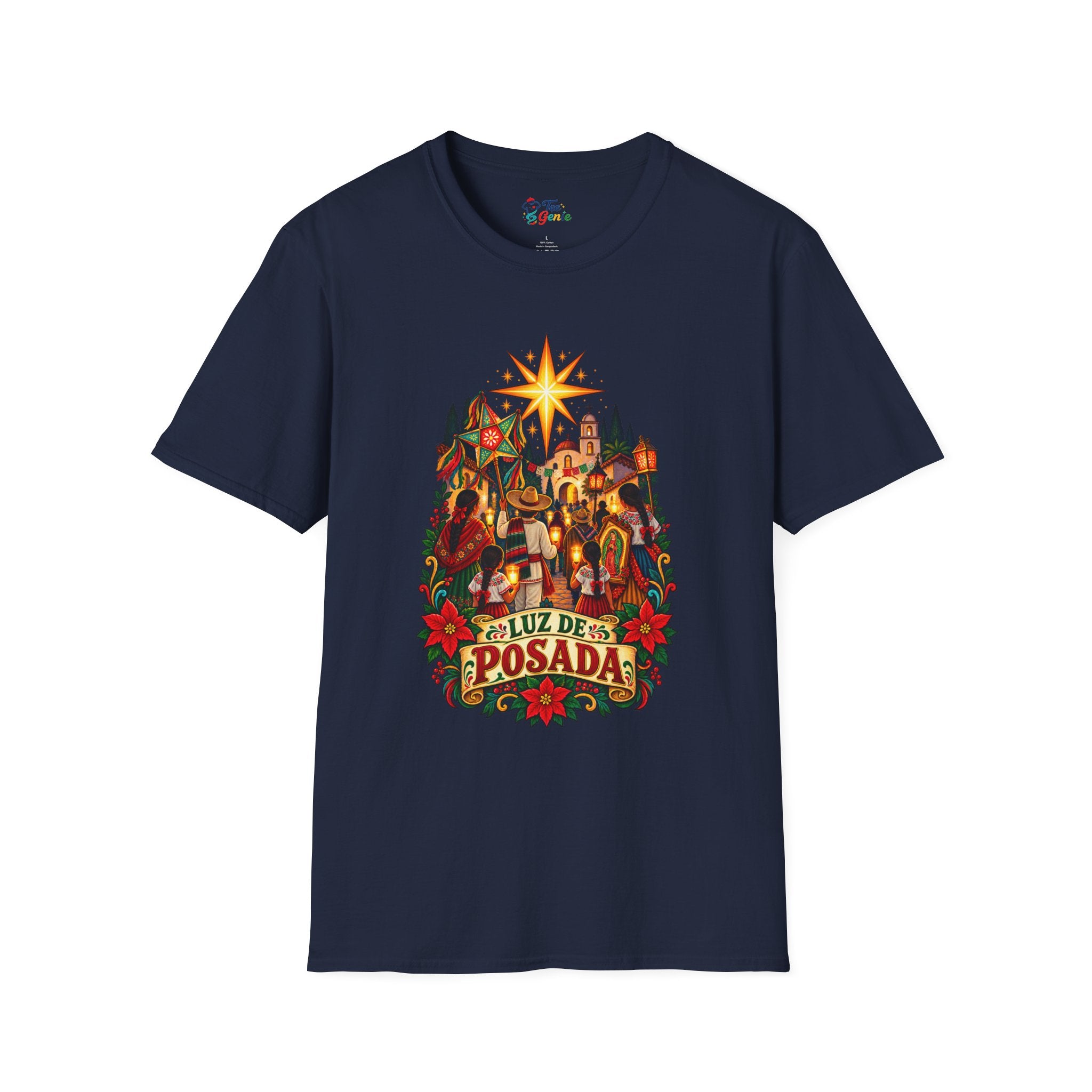 Playera Luz de Posada – Procesión Navideña Mexicana