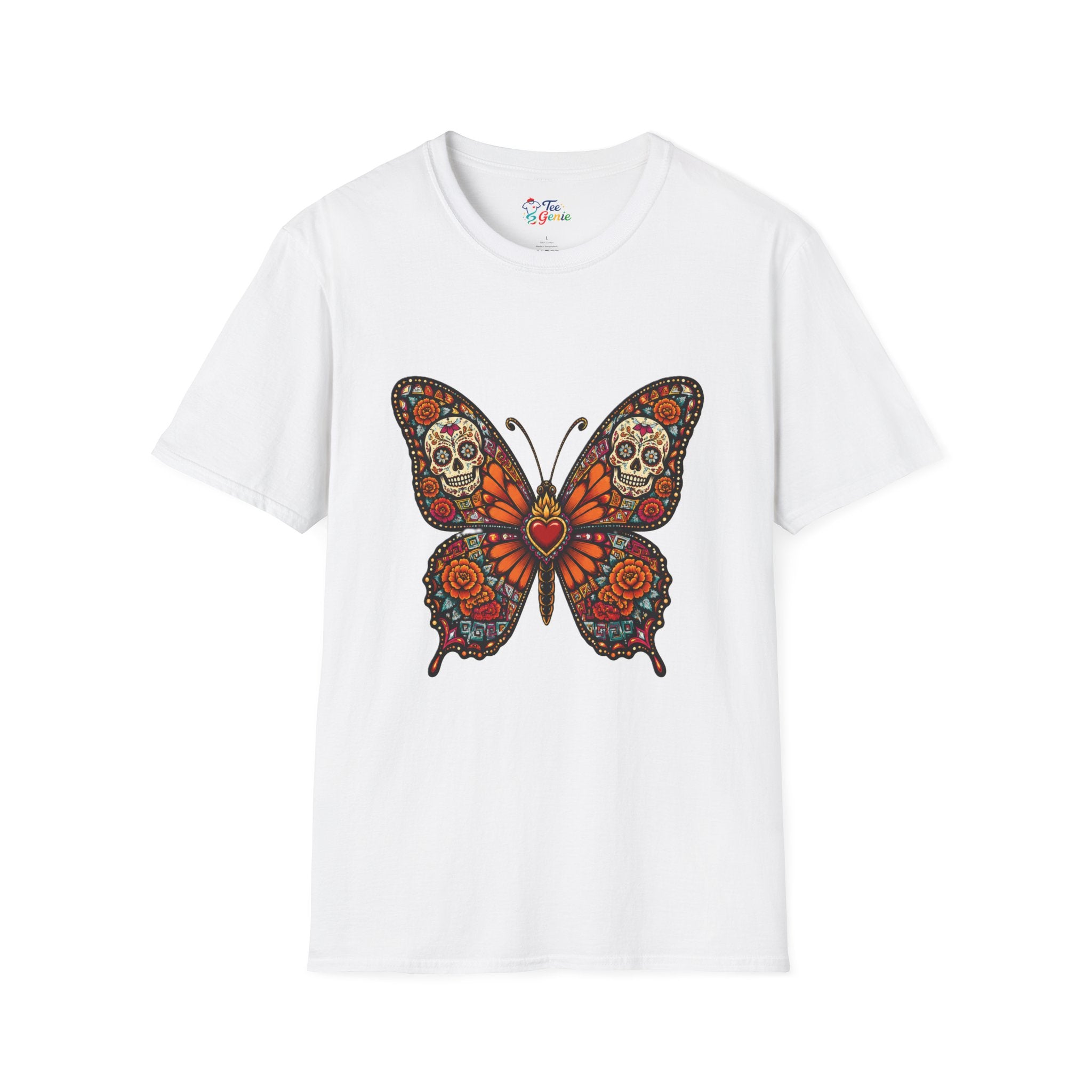 Playera Día de Muertos Mariposa Monarca