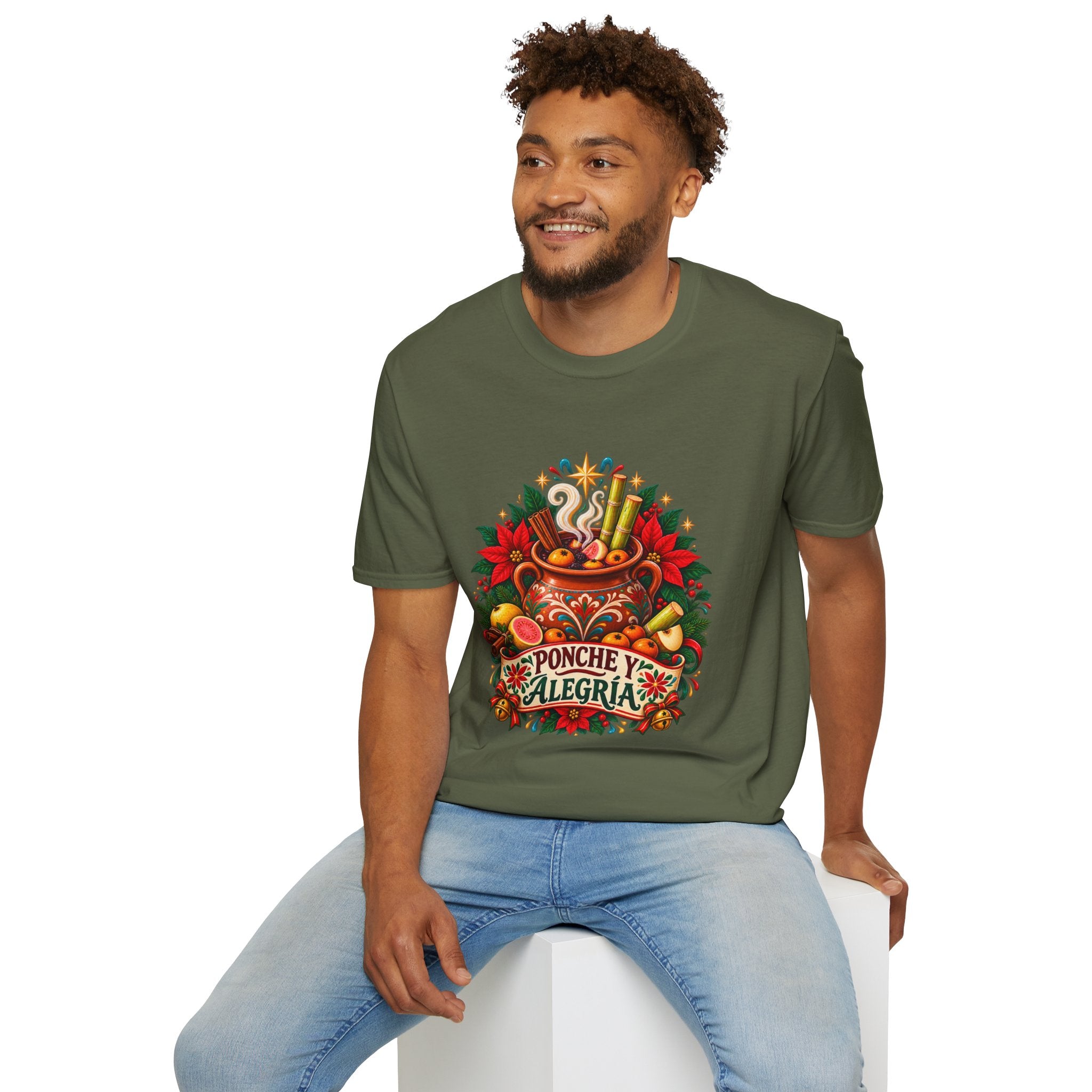Playera Ponche y Alegría – Navidad a la Mexicana