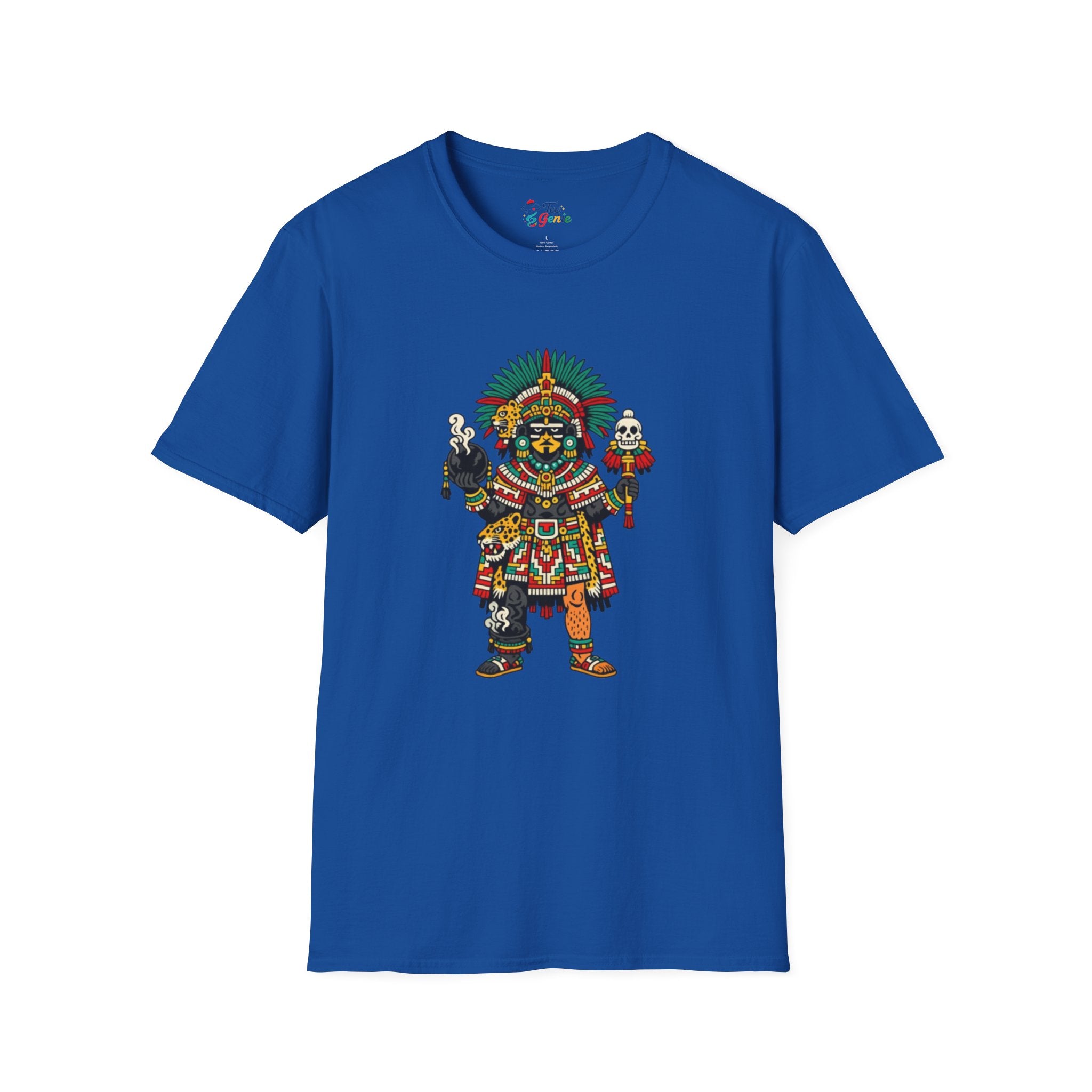 Playera azteca Tezcatlipoca