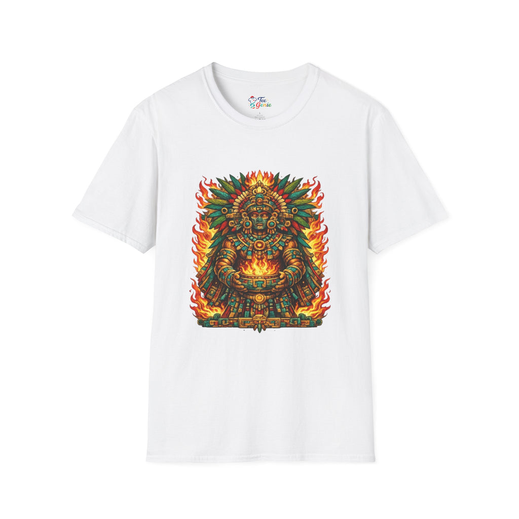 Playera azteca Xiuhtecuhtli