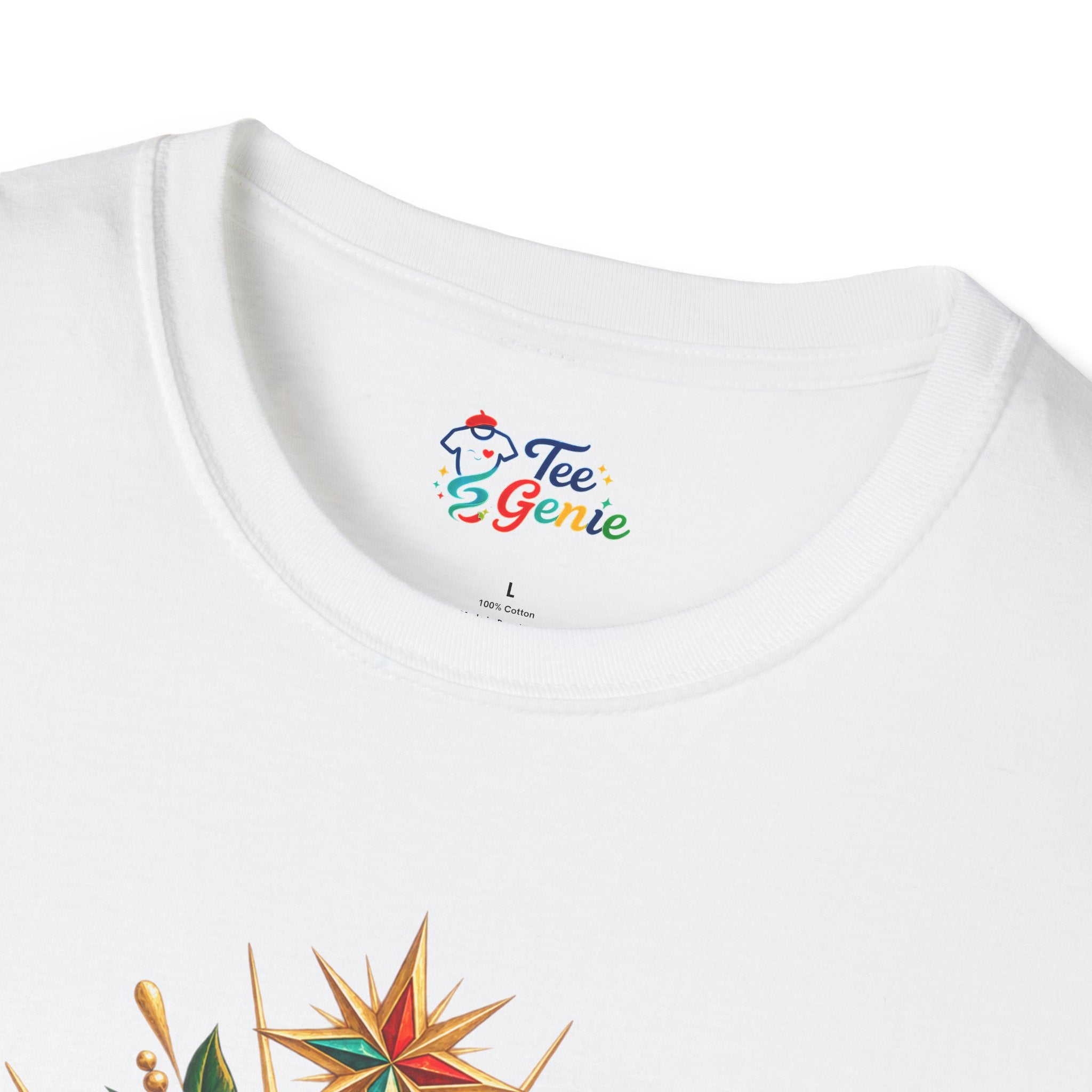 Playera Flor de Nochebuena – Navidad Mexicana
