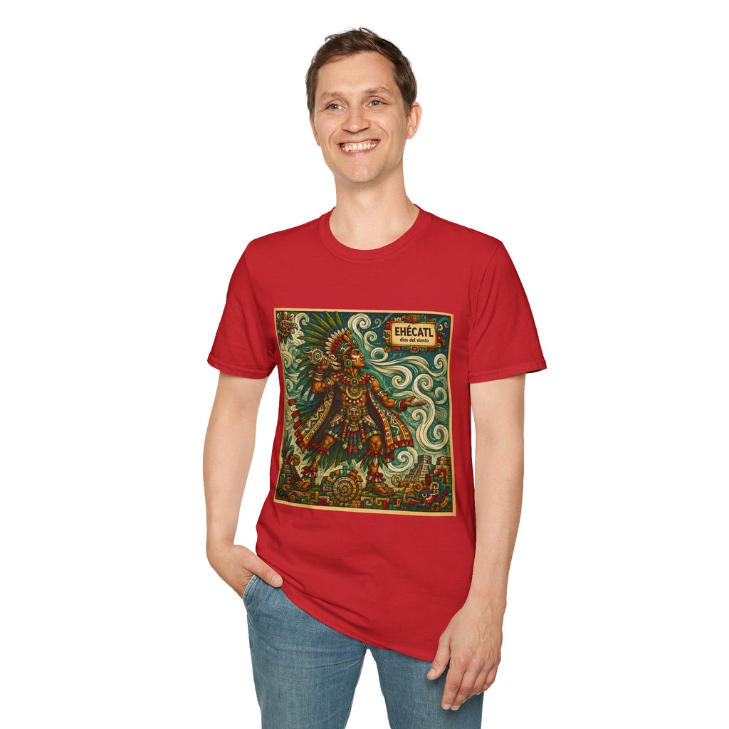Playera azteca Ehécatl