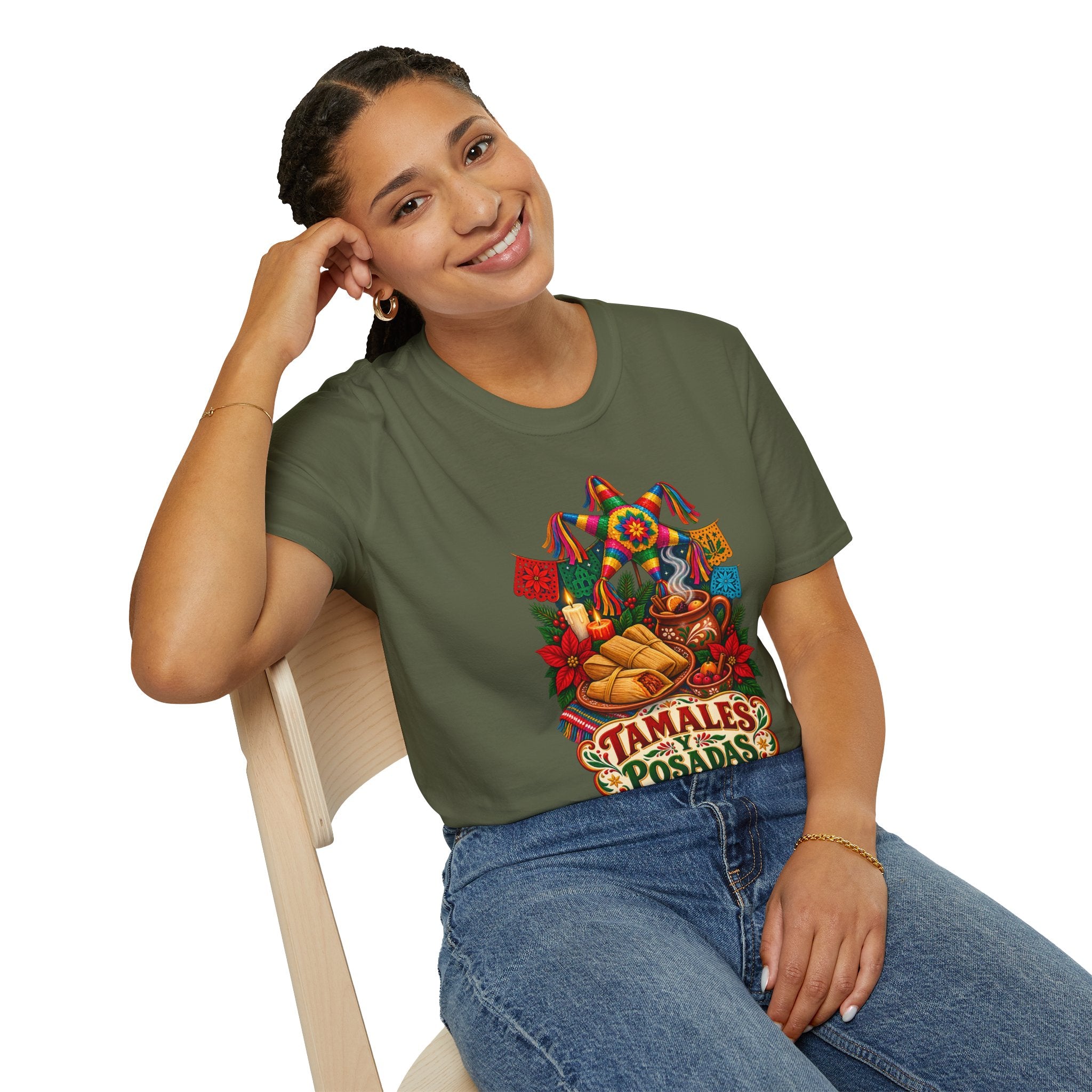 Playera Tamales y Posadas – Navidad Mexicana