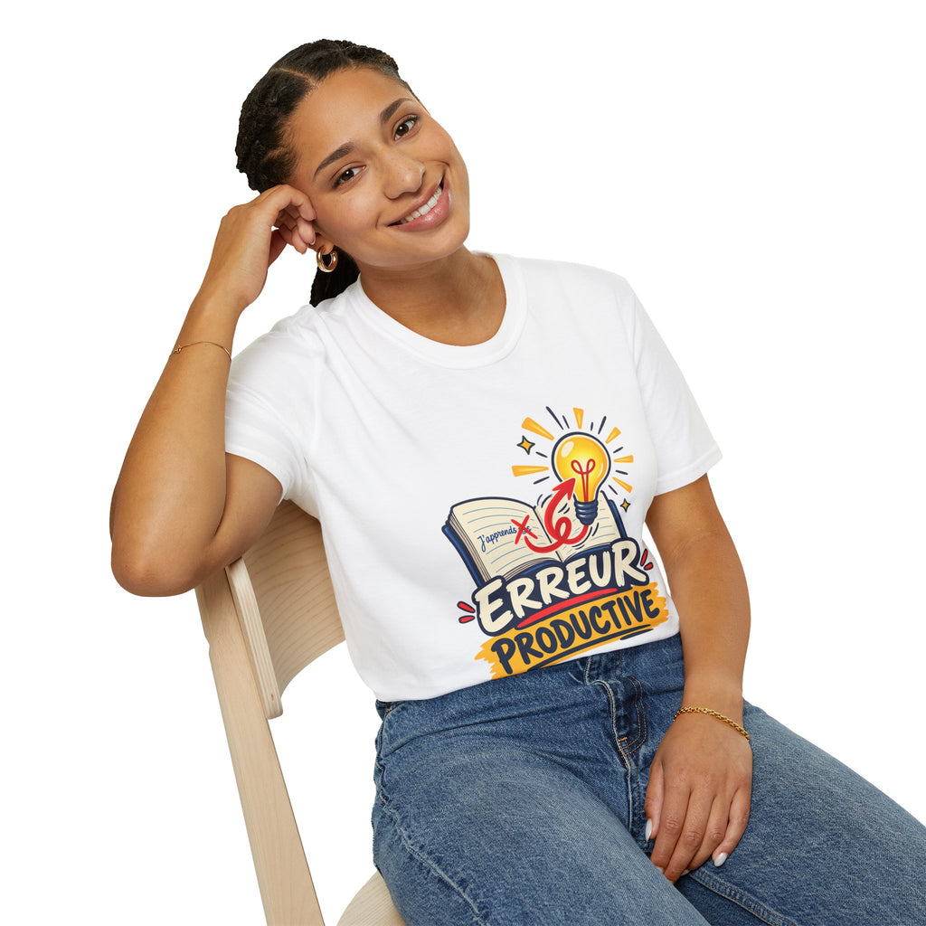 T-shirt professeur de FLE Erreur productive pédagogie positive