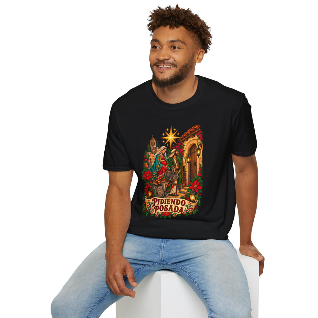 Playera Pidiendo Posada – Tradición Navideña Mexicana