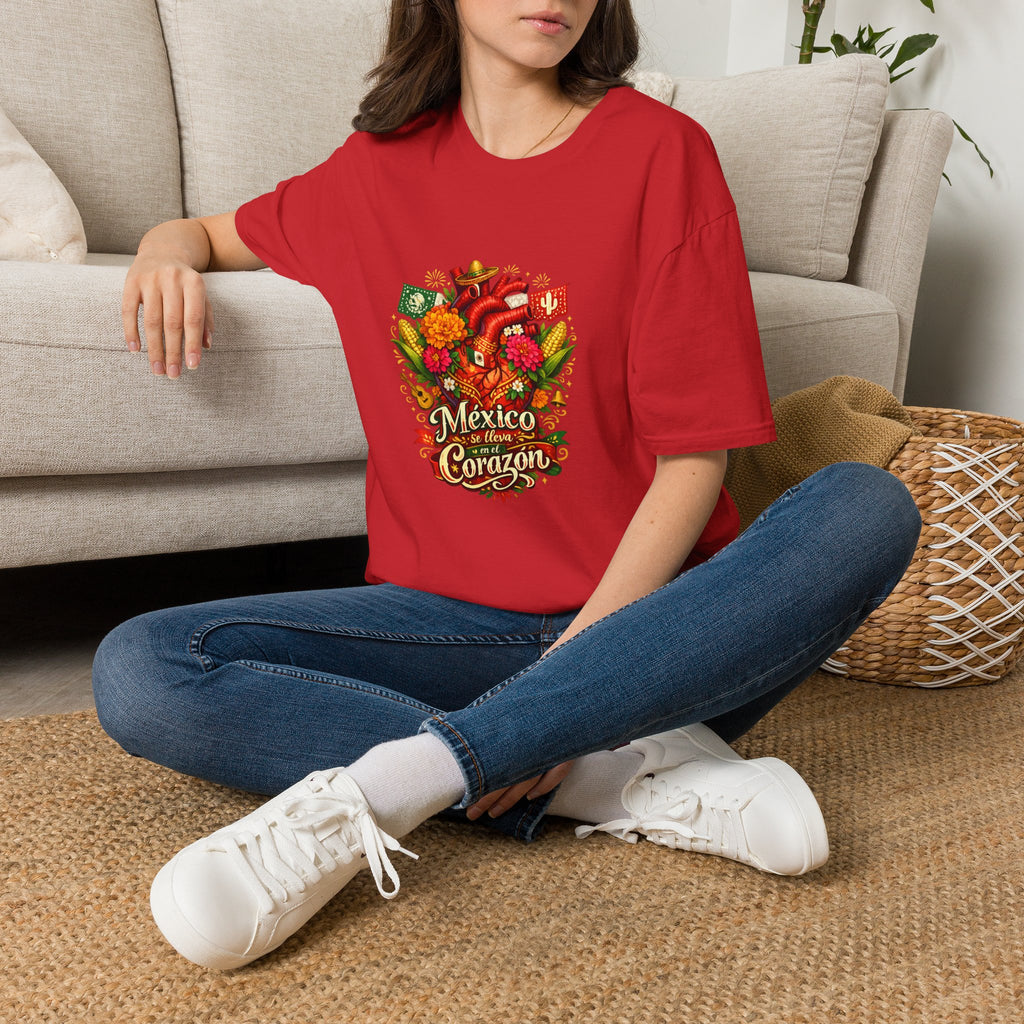 Playera México se lleva en el corazón