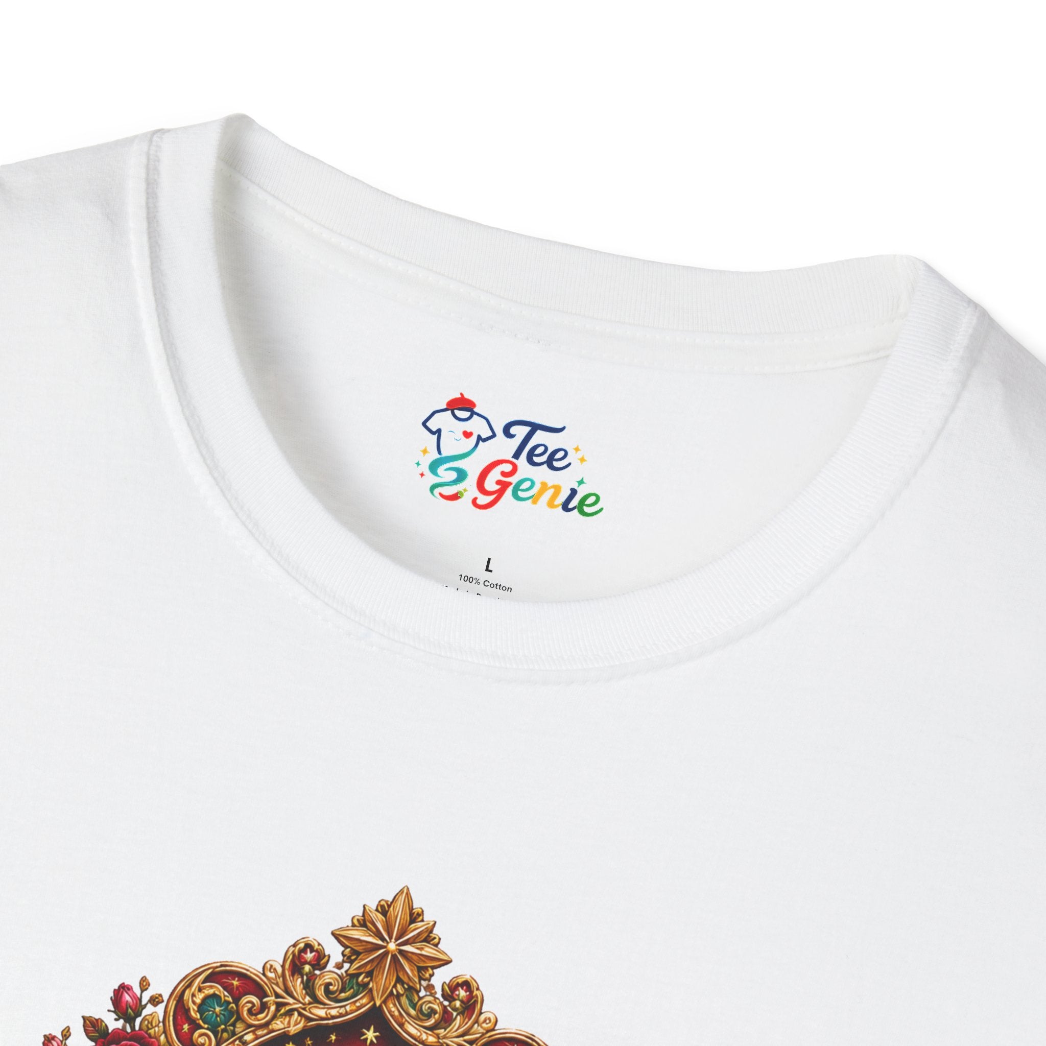 Playera Virgen de Guadalupe Estilo Retablo con Corazones Sagrados