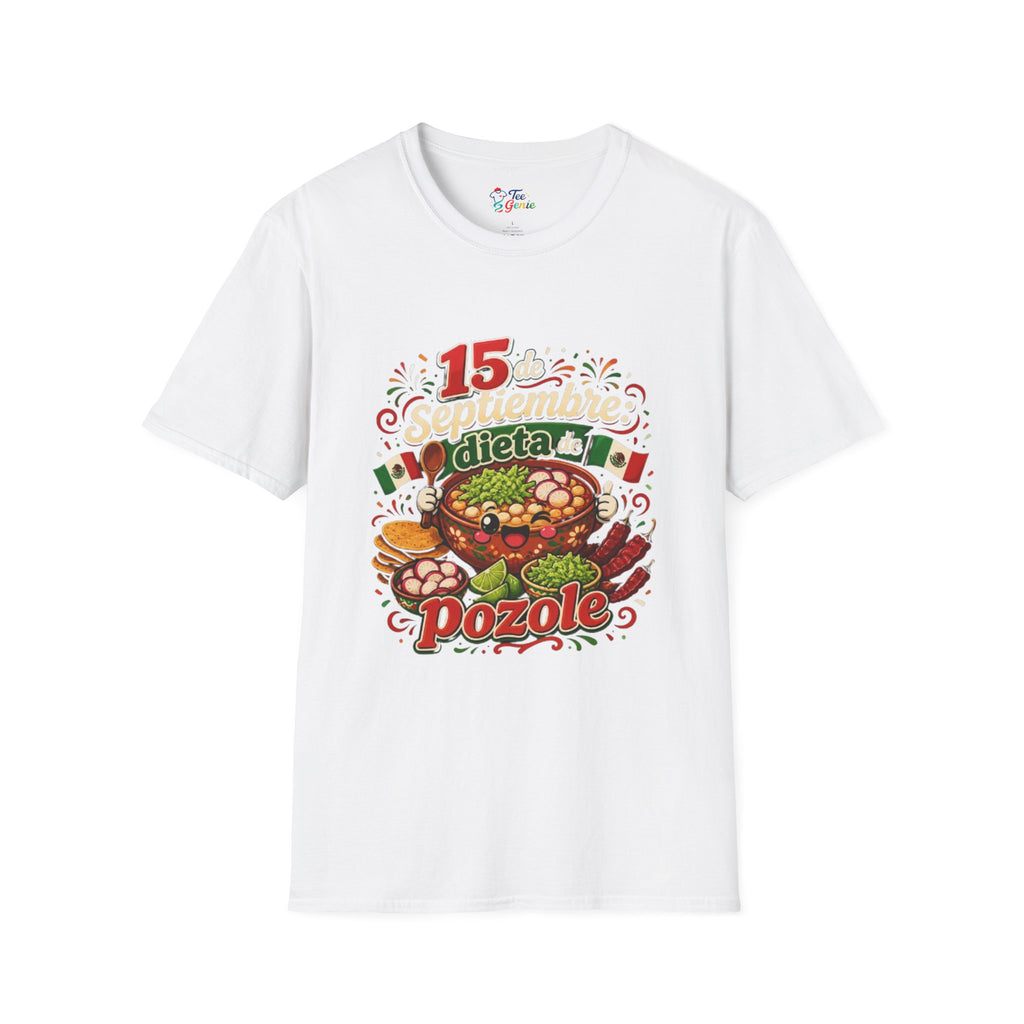Playera 15 de septiembre dieta de pozole