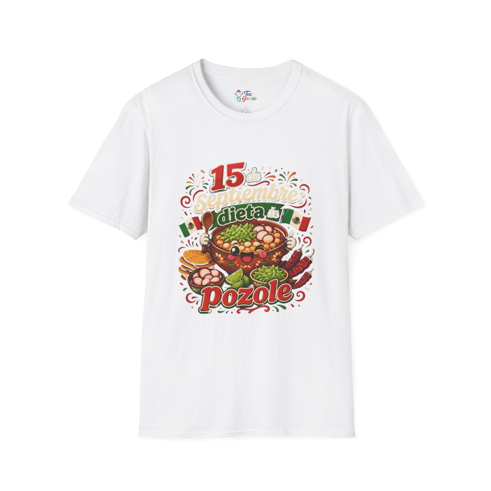 Playera 15 de septiembre dieta de pozole