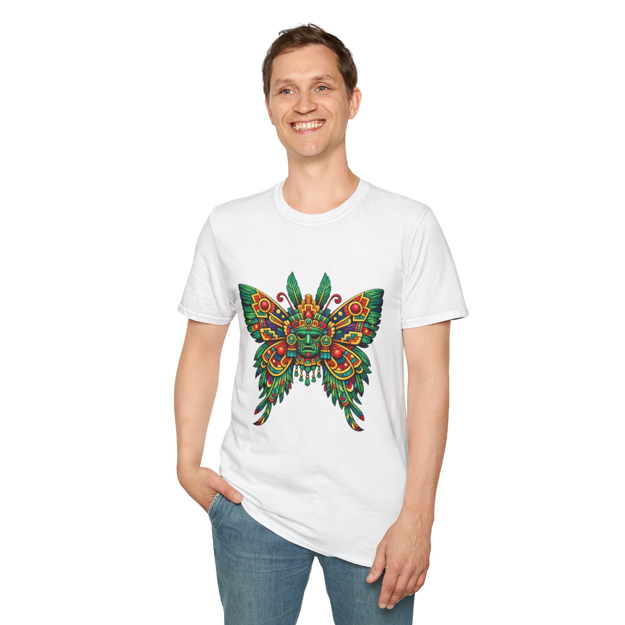 Playera azteca Quetzalpapálotl