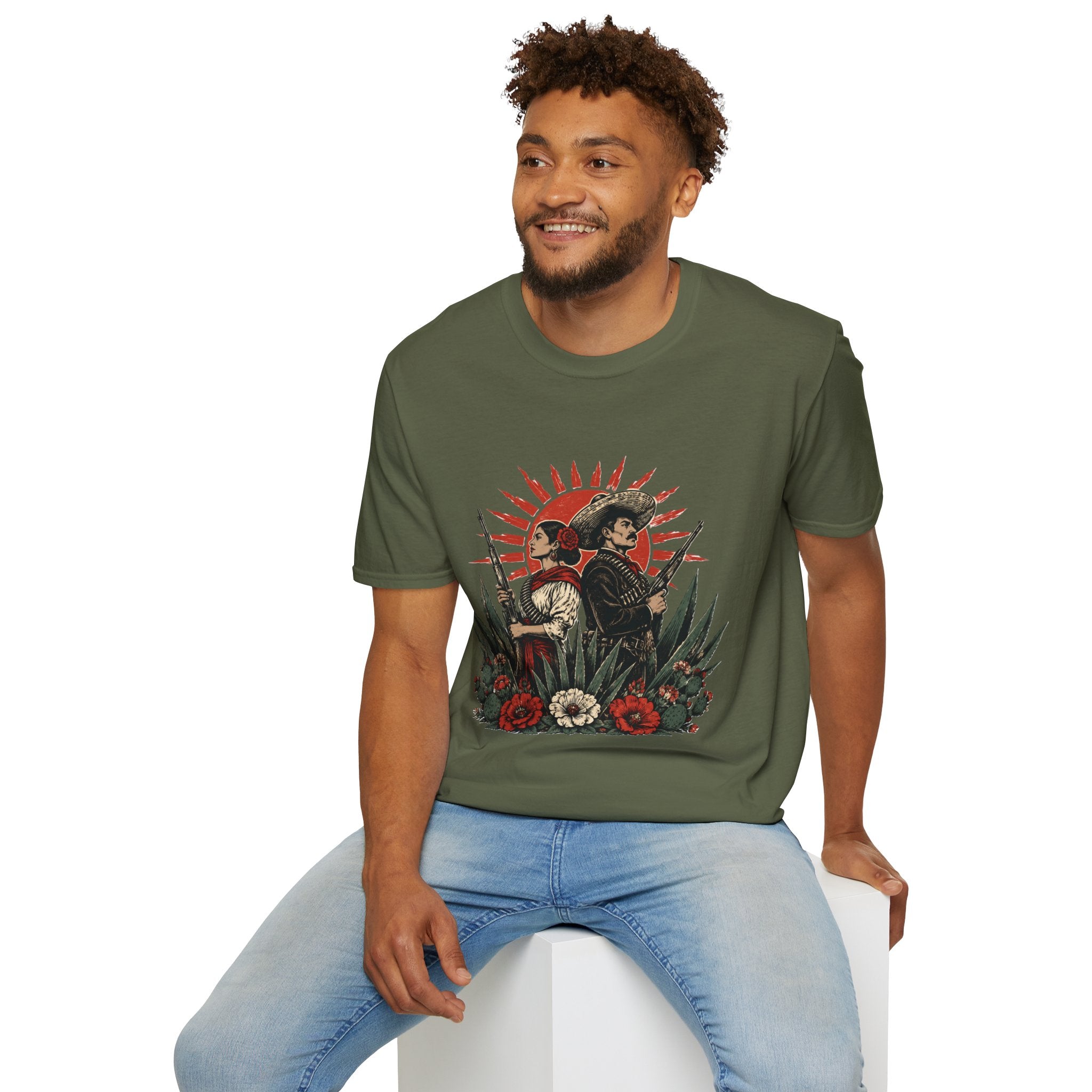 Playera Adelita y Revolucionario – Unidos por la Libertad
