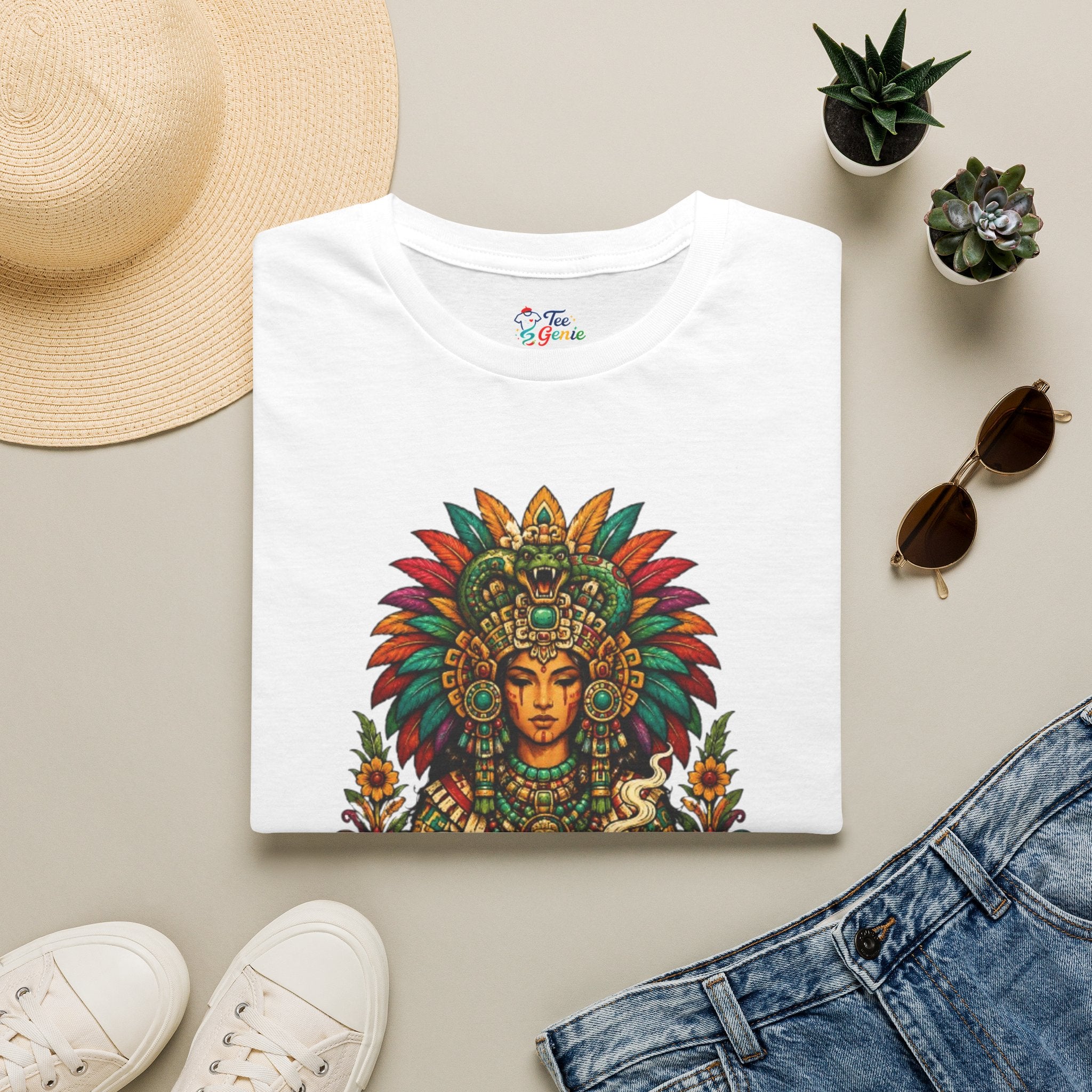 Playera azteca Cihuacóatl