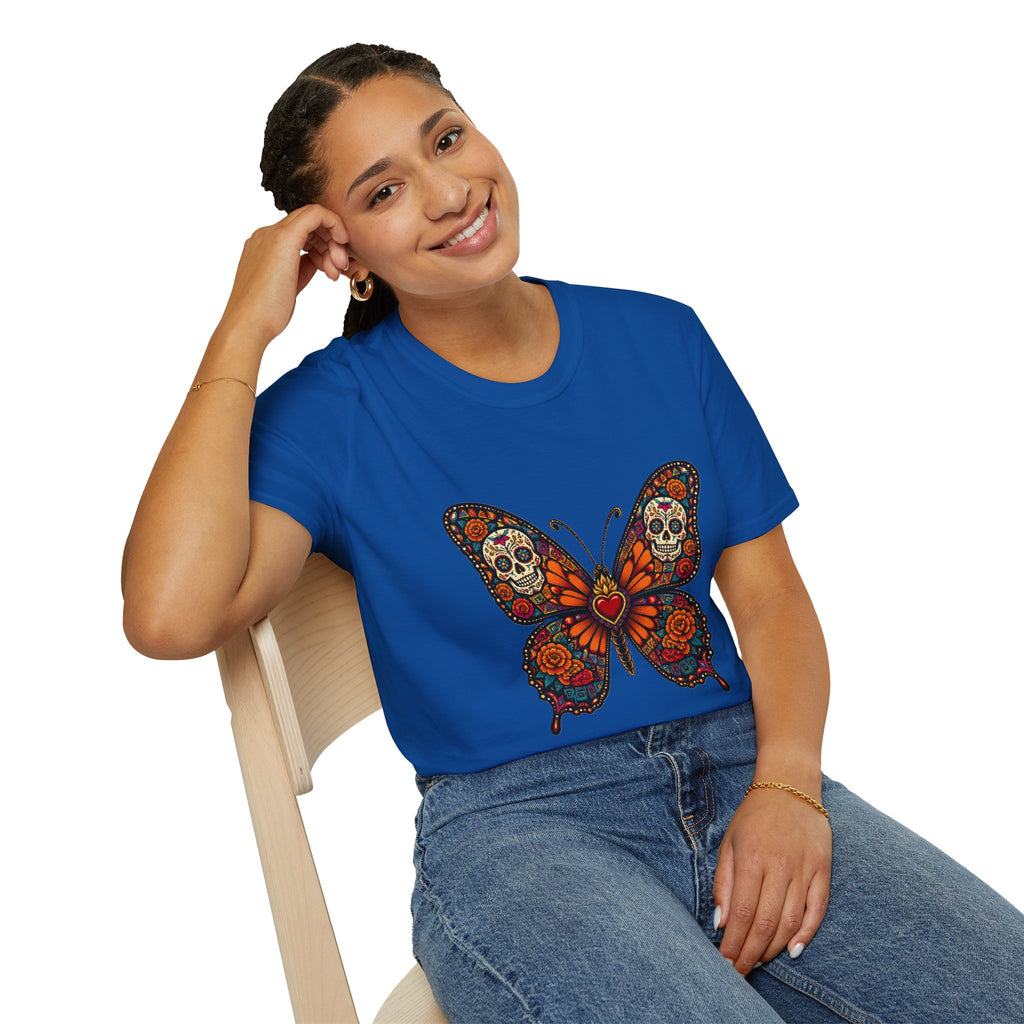 Playera Día de Muertos Mariposa Monarca