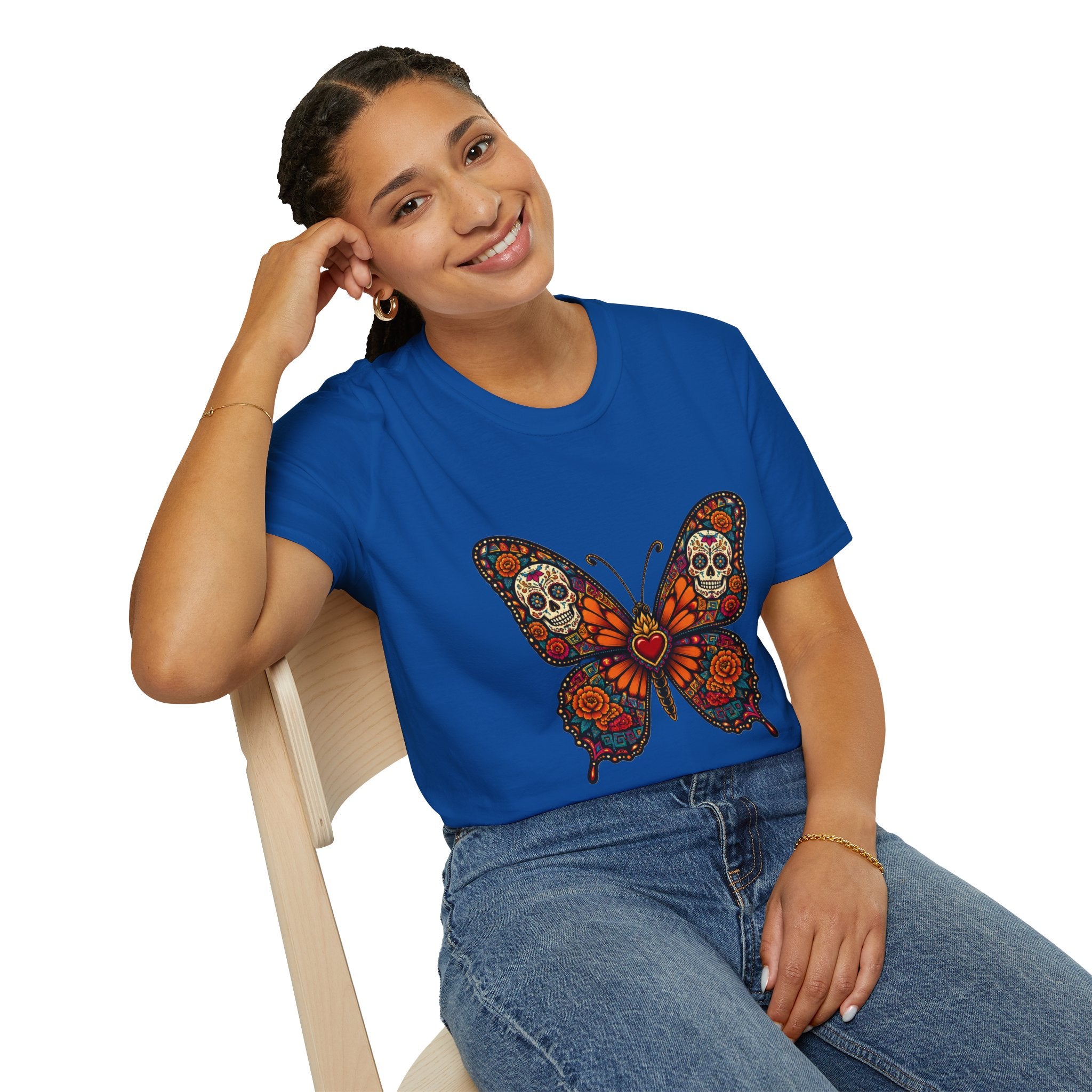 Playera Día de Muertos Mariposa Monarca