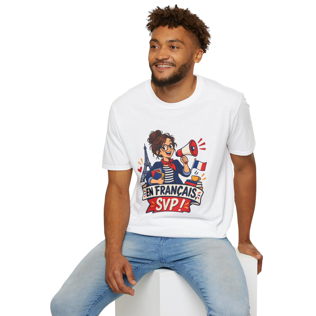 T-shirt professeur de FLE En français s’il vous plaît