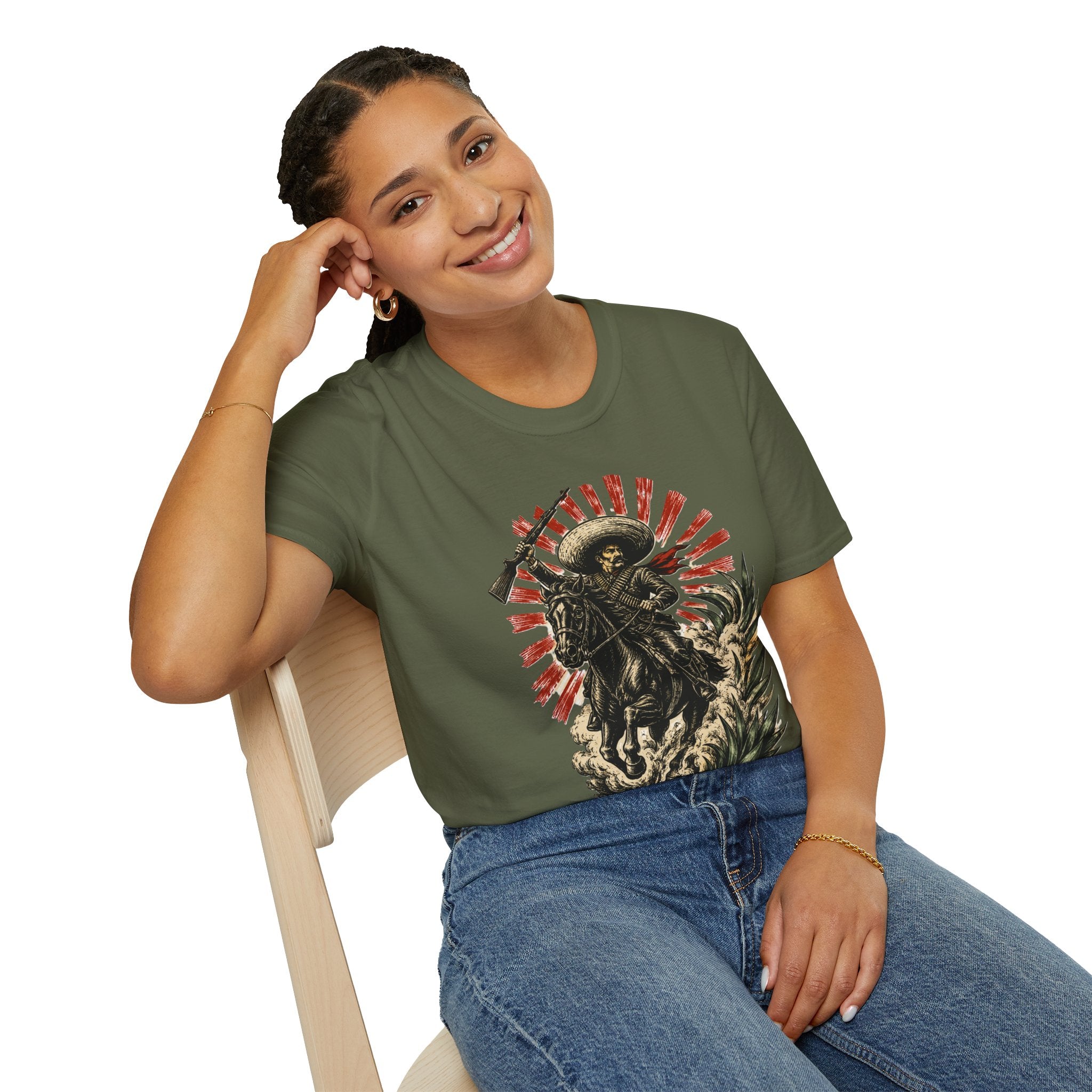 Playera Jinete Revolucionario – Espíritu de Libertad