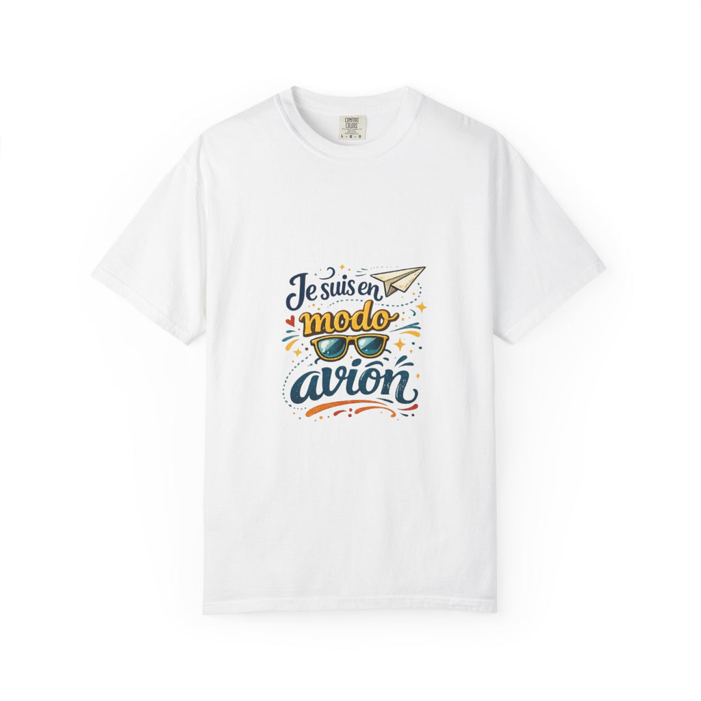 T-Shirt — "Je suis en modo avion" French Airplane Mode Graphic Tee