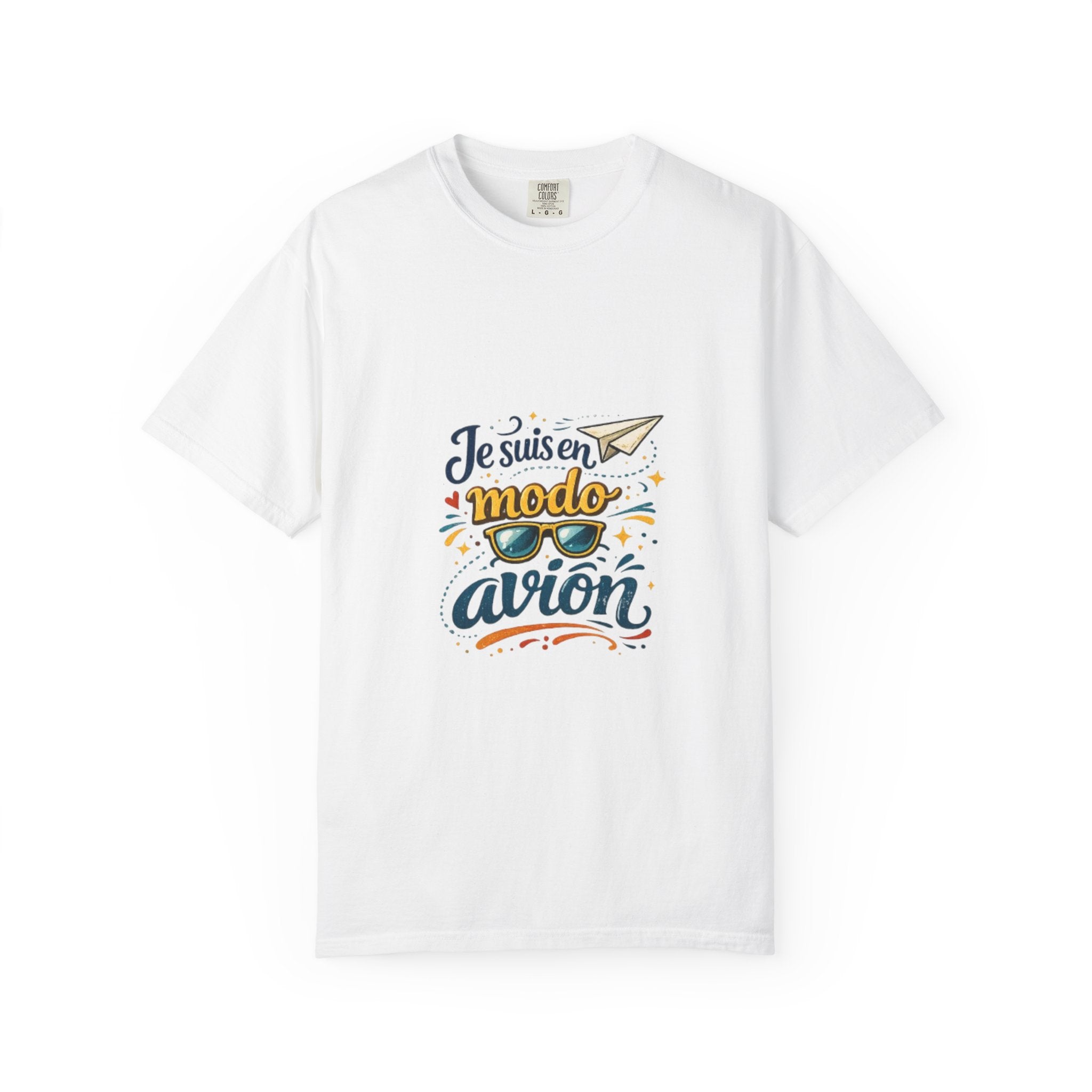 T-Shirt — "Je suis en modo avion" French Airplane Mode Graphic Tee