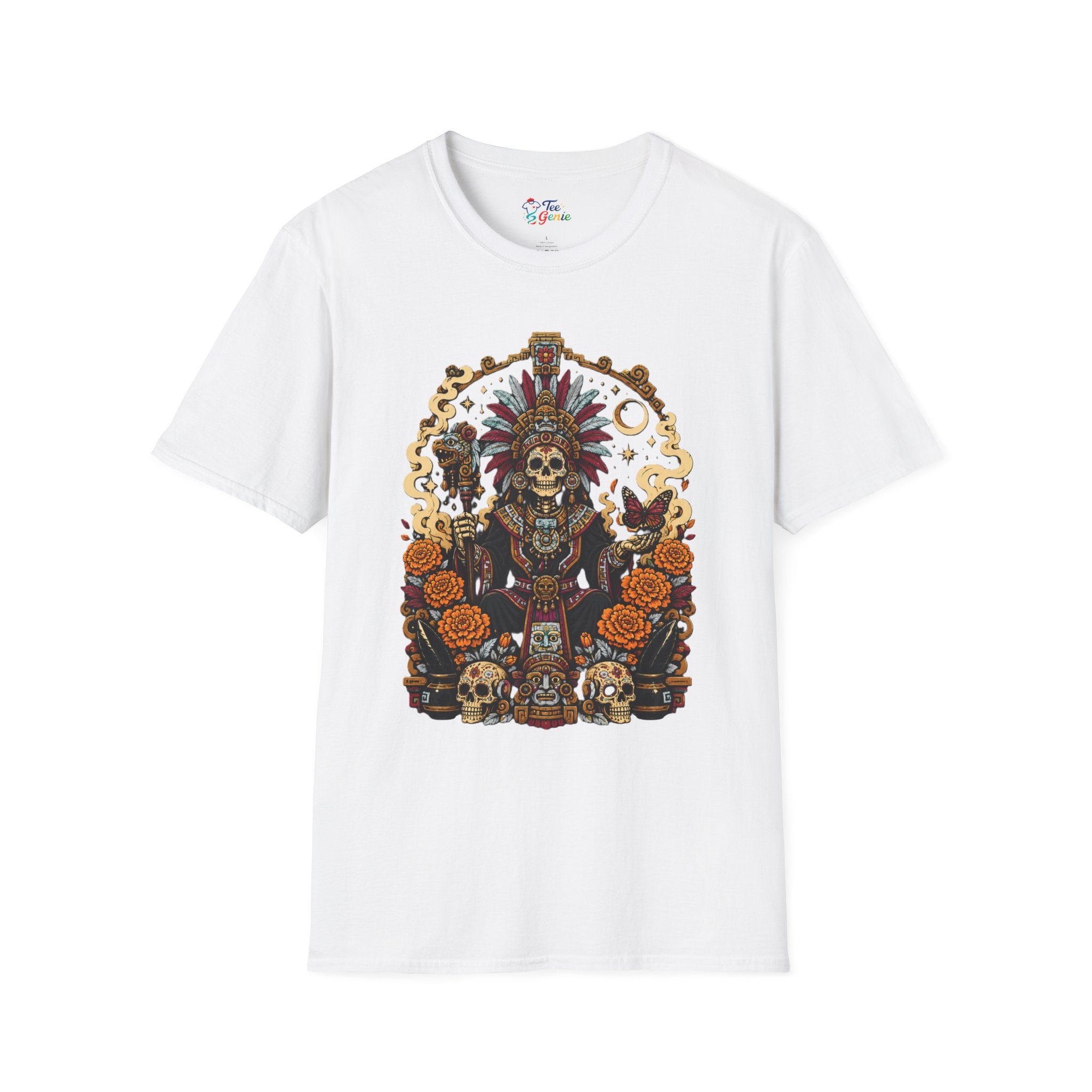 Playera Día de Muertos Guardián del Mictlán