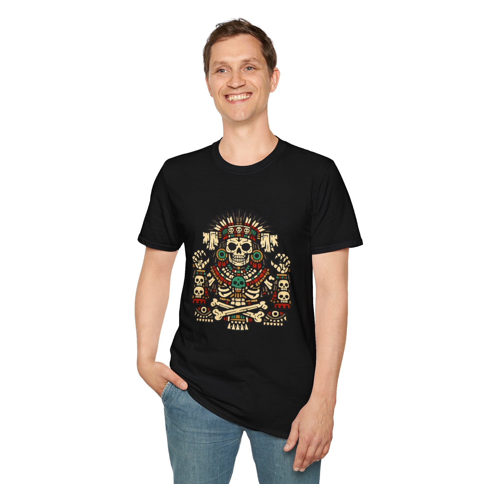 Playera azteca Mictlantecuhtli