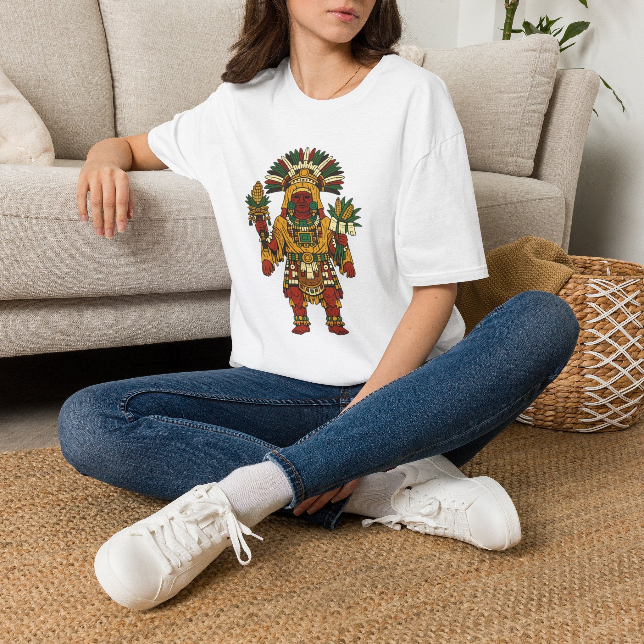Playera azteca Xipe Tótec