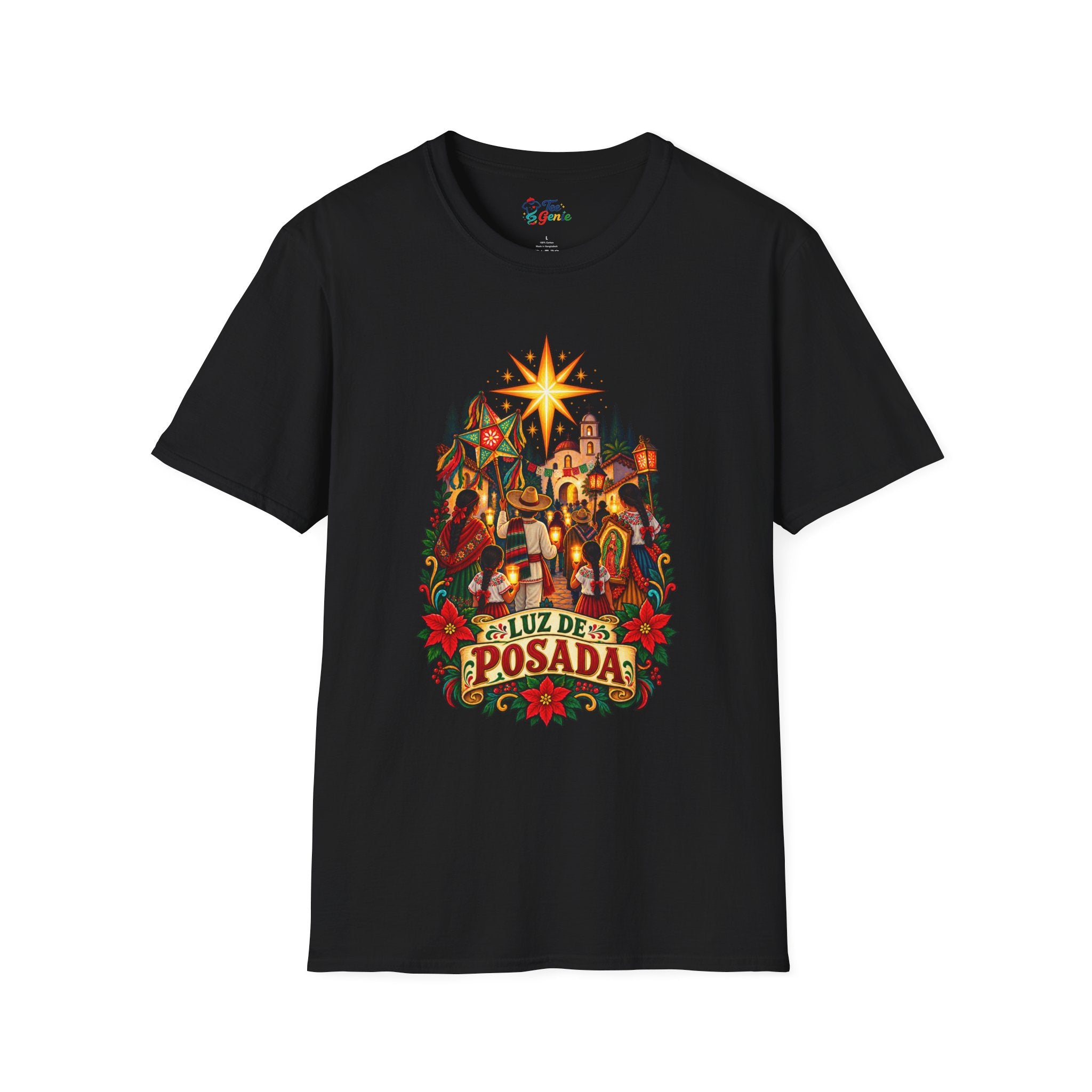 Playera Luz de Posada – Procesión Navideña Mexicana