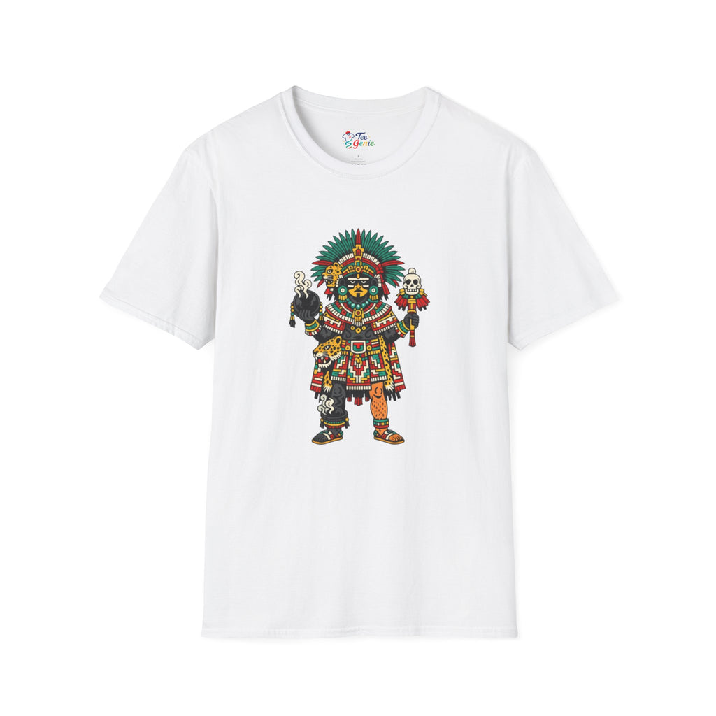 Playera azteca Tezcatlipoca