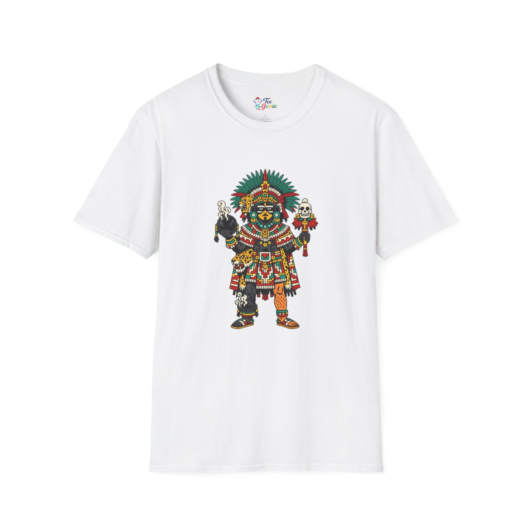 Playera azteca Tezcatlipoca