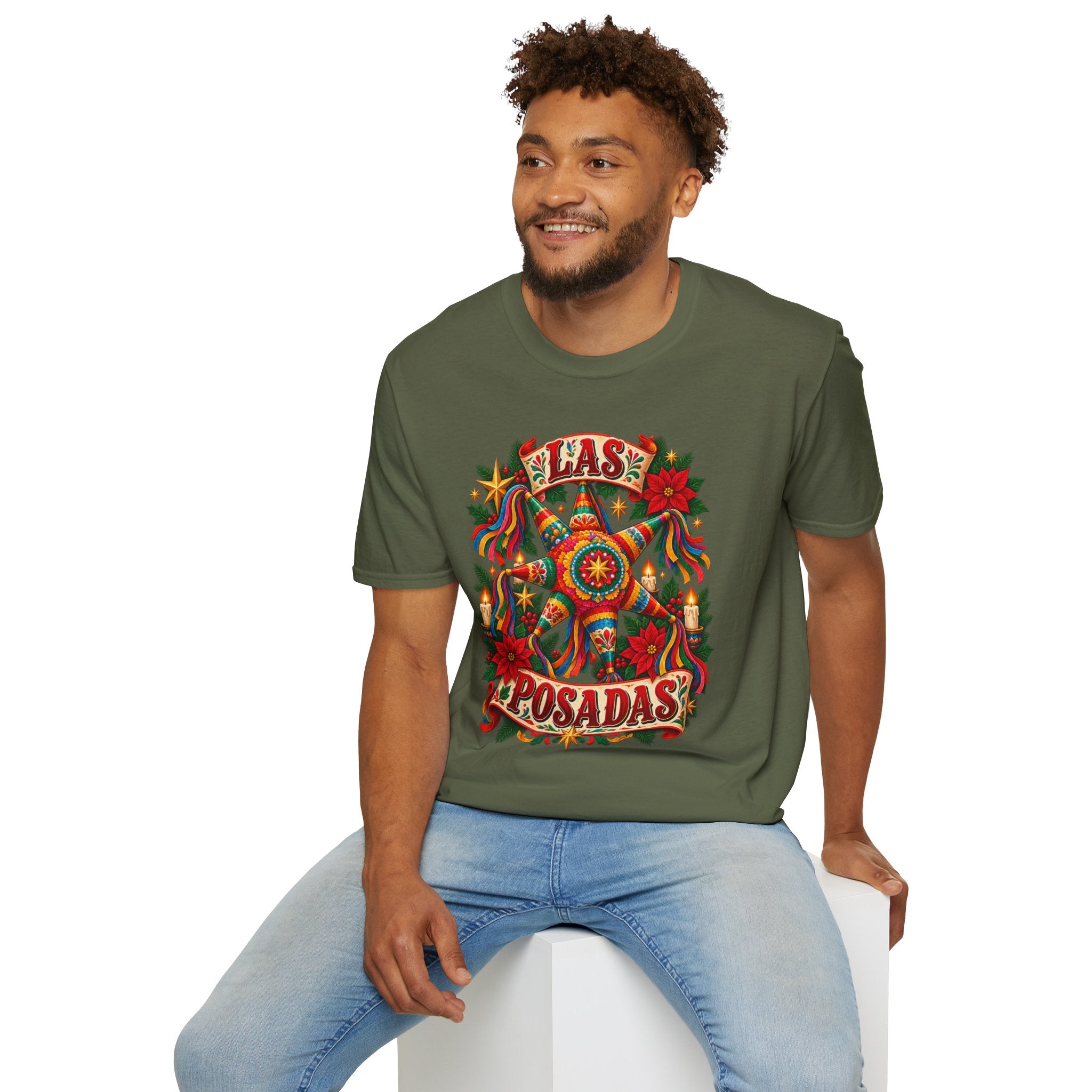 Playera Las Posadas – Piñata Mexicana de Siete Picos