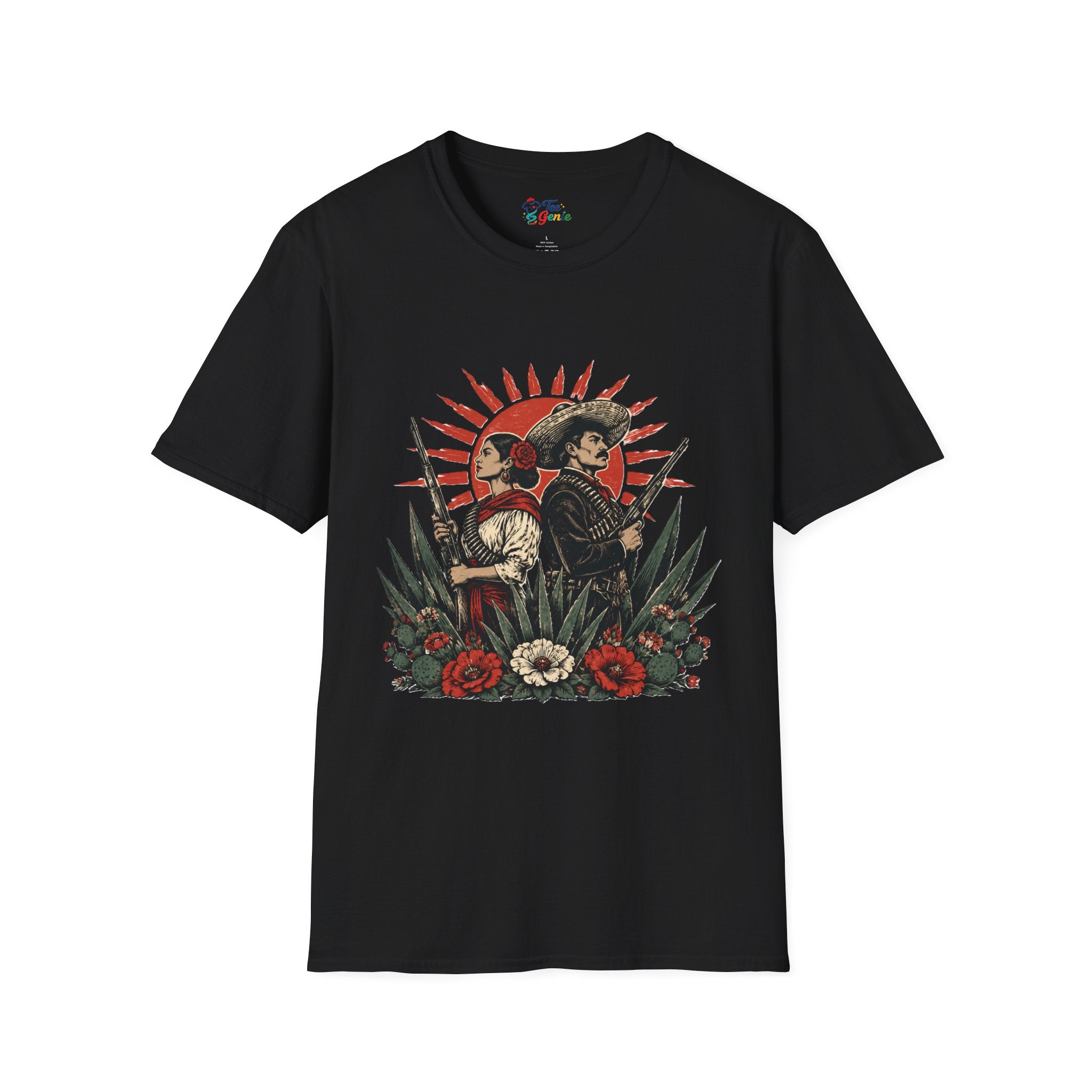 Playera Adelita y Revolucionario – Unidos por la Libertad