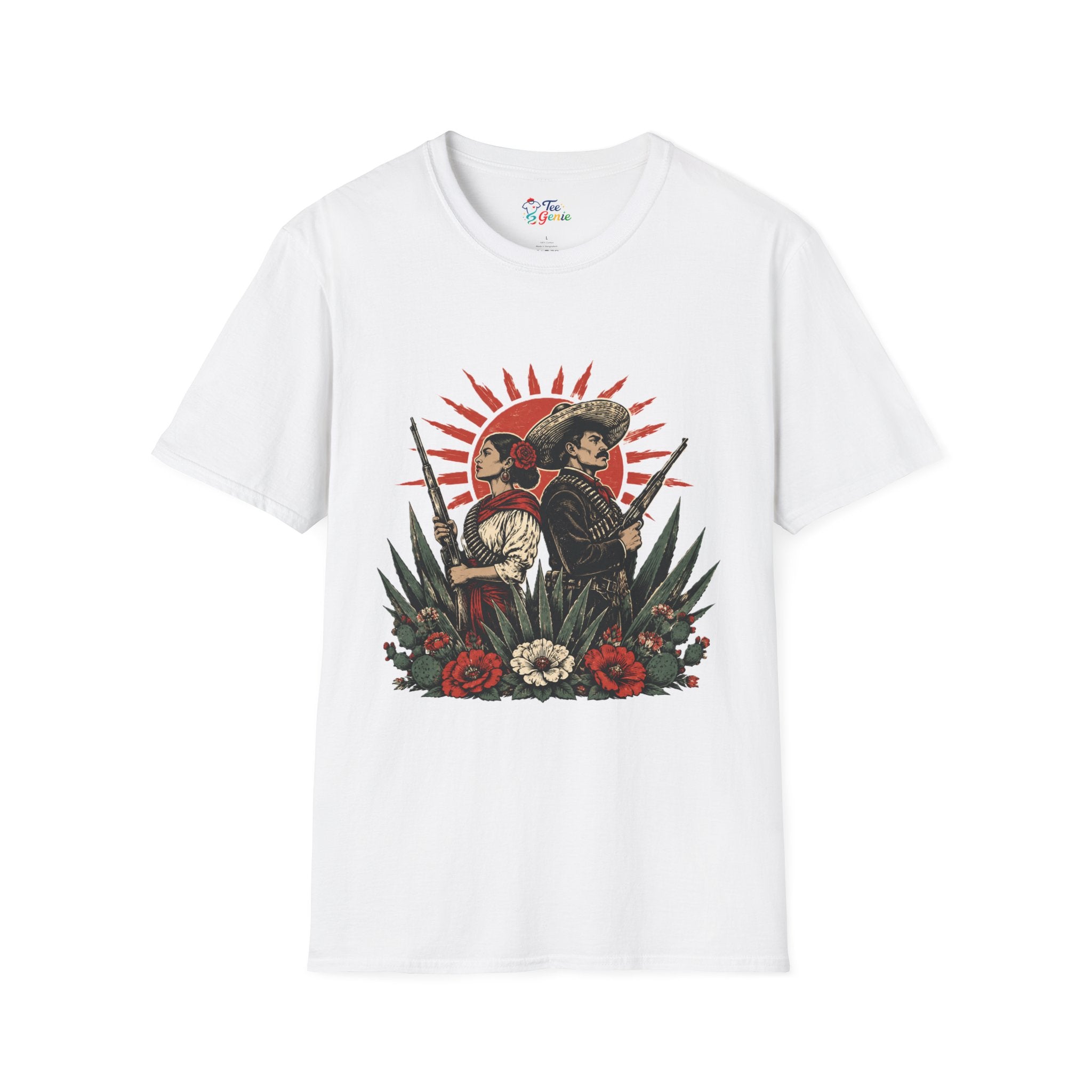 Playera Adelita y Revolucionario – Unidos por la Libertad