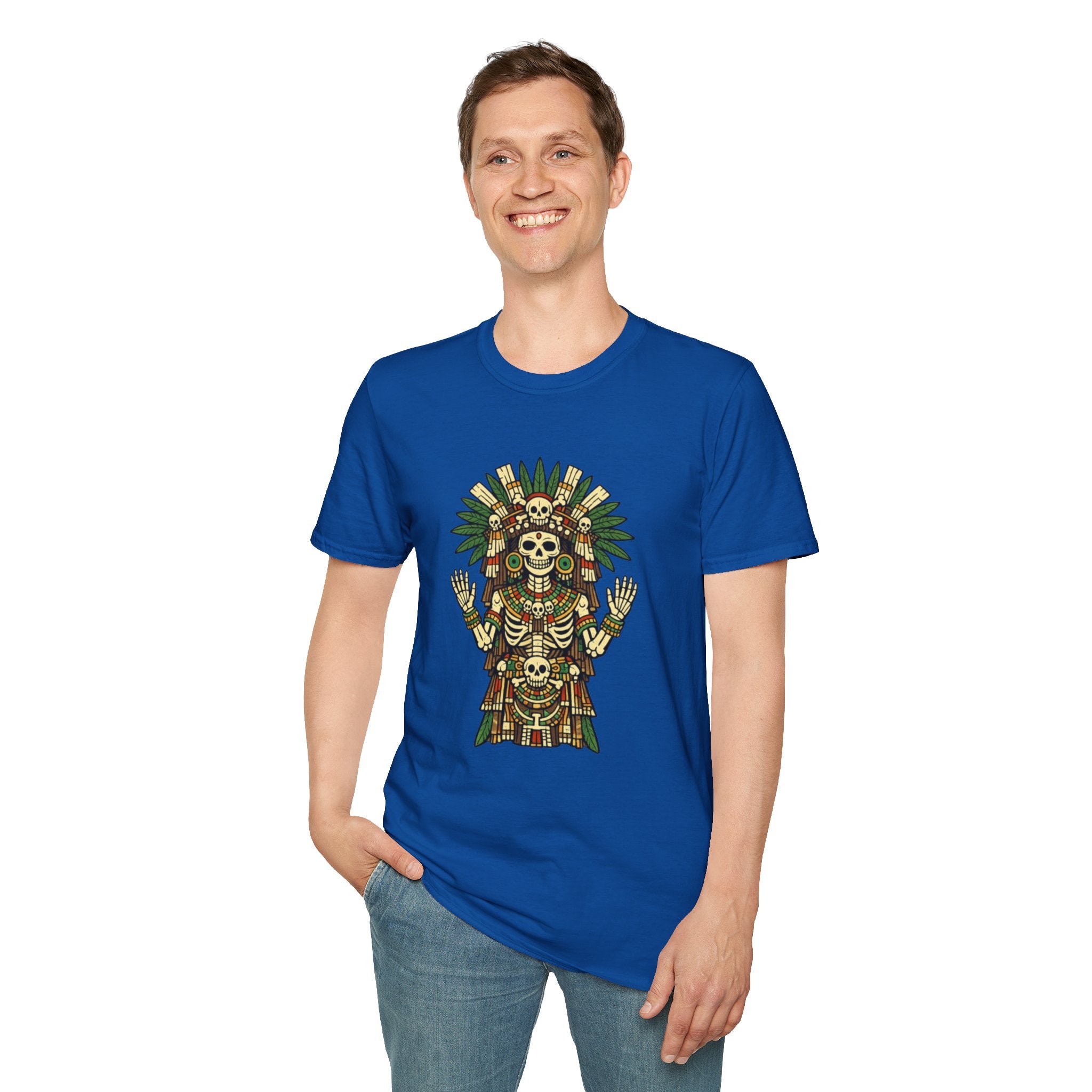 Playera azteca Mictecacíhuatl