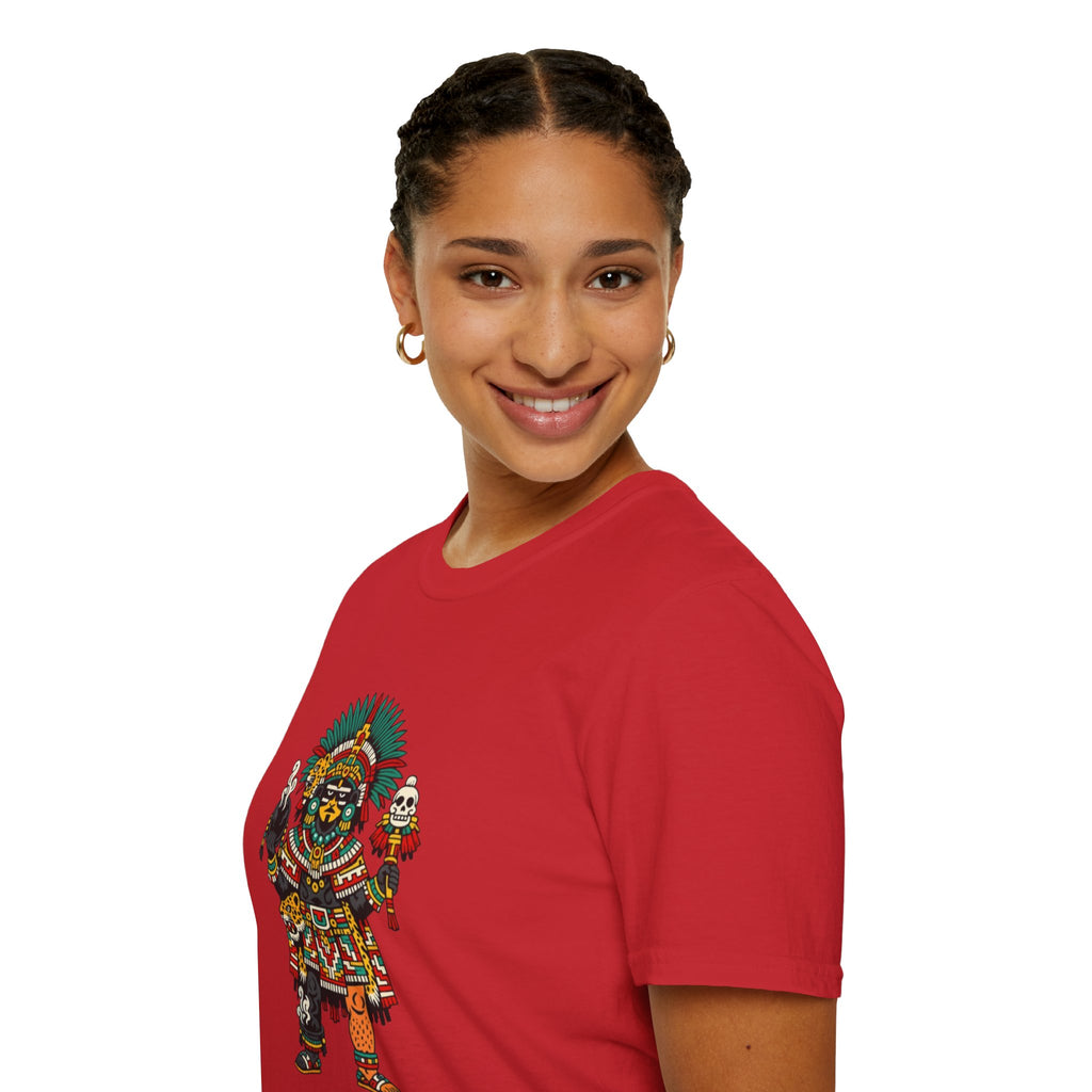 Playera azteca Tezcatlipoca