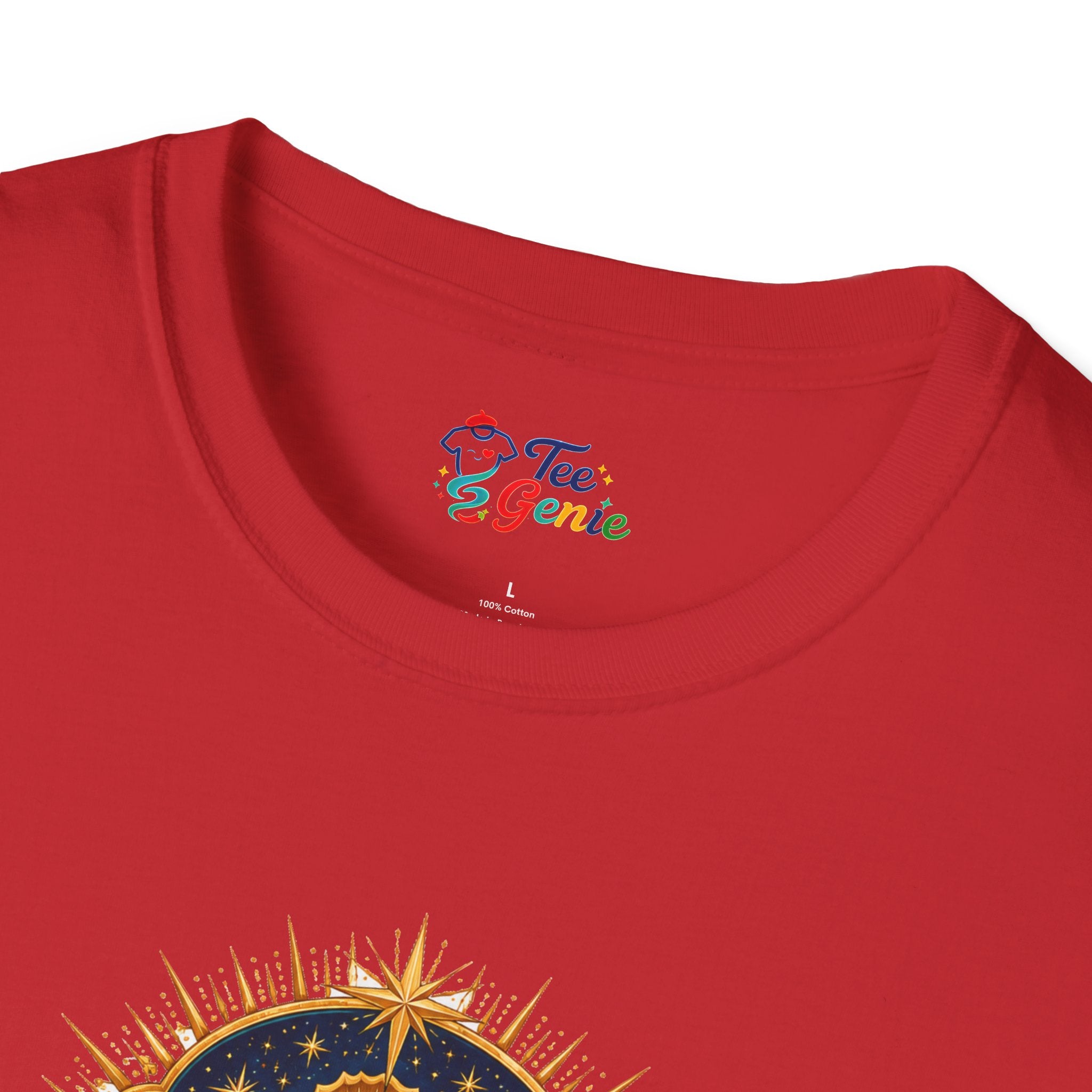 Playera Basílica de Guadalupe con Rosas y Estrellas