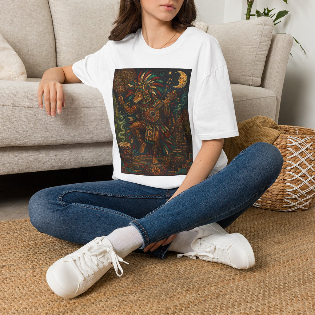 Playera azteca Huehuecóyotl