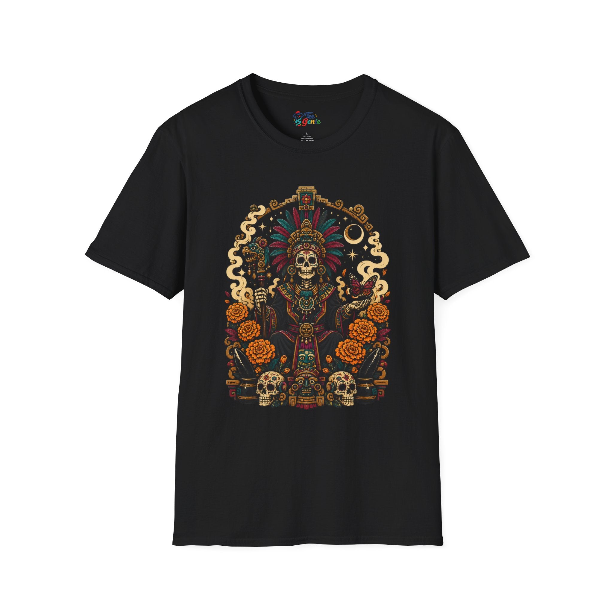 Playera Día de Muertos Guardián del Mictlán